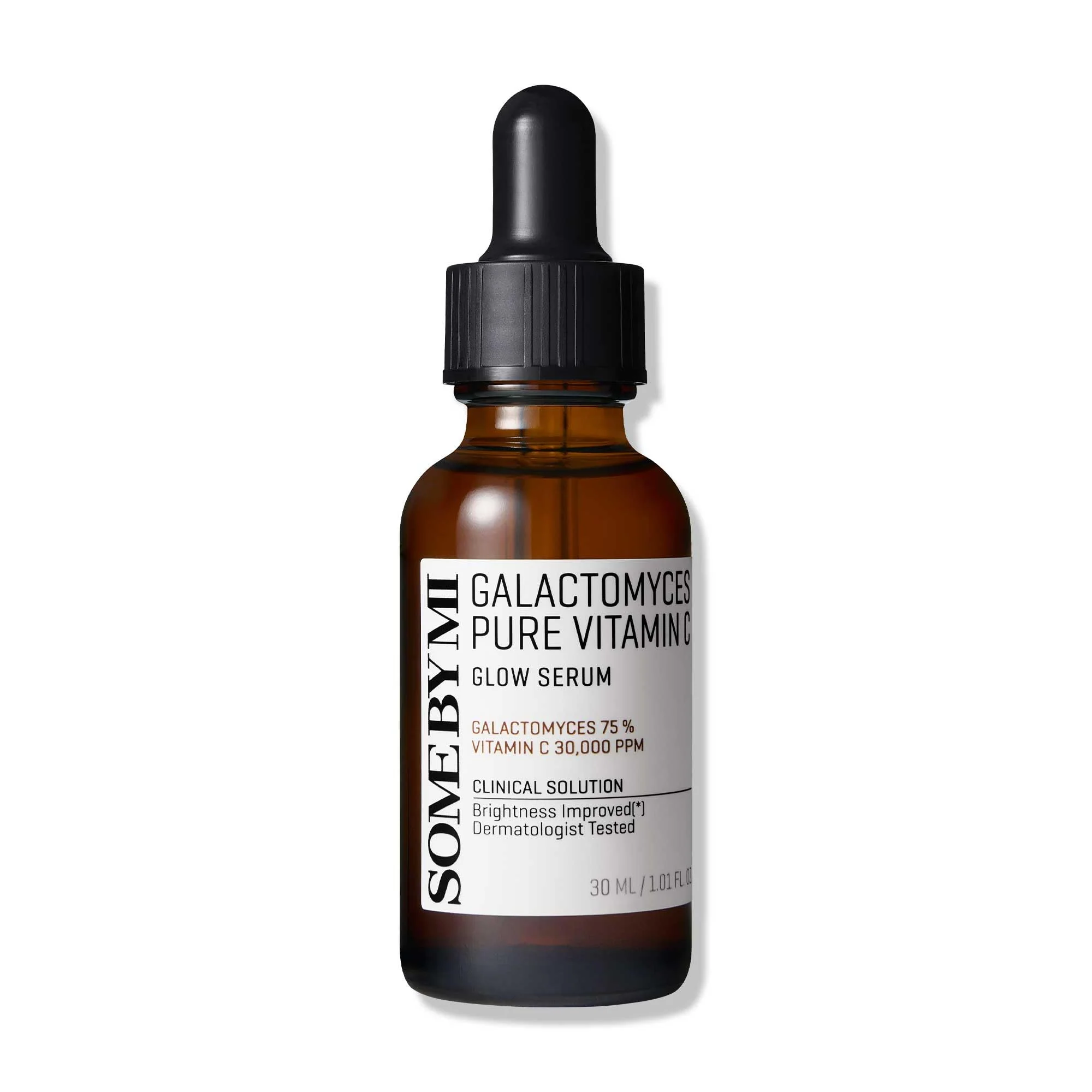 SOME BY MI Galactomyces Pure Vitamin C Glow Serum - 1.01Oz, 30ml - Korean Vitamin C Face Serum for Glow Glass Skin - Dark Spot Correcting Ampule with Brightening and Elasticity Care - Korean Skin Care