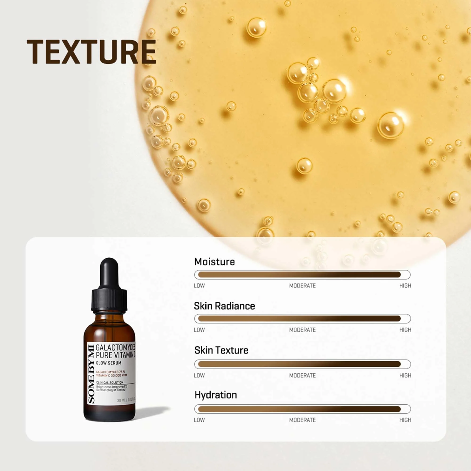 SOME BY MI Galactomyces Pure Vitamin C Glow Serum - 1.01Oz, 30ml - Korean Vitamin C Face Serum for Glow Glass Skin - Dark Spot Correcting Ampule with Brightening and Elasticity Care - Korean Skin Care - Image 2