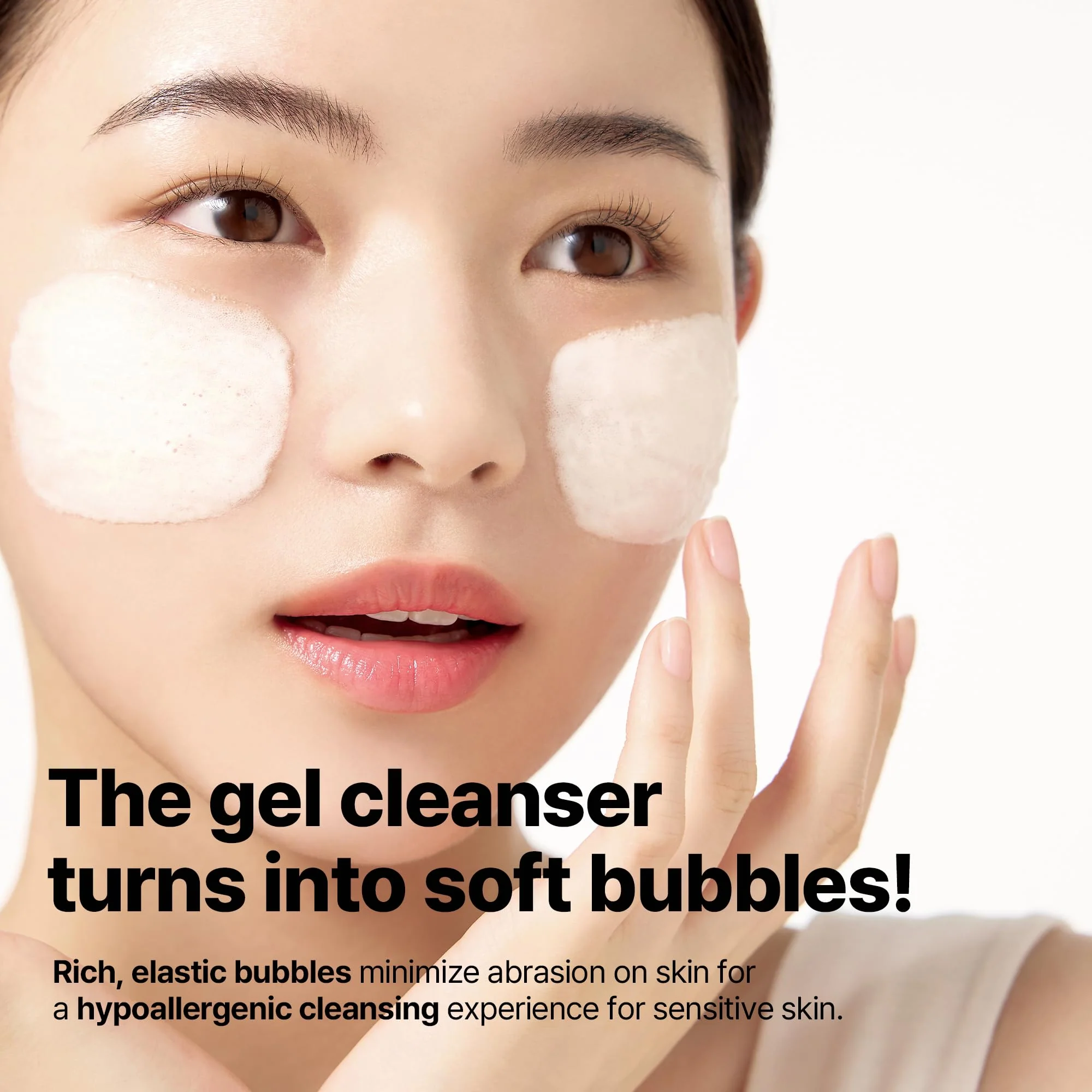 SOME BY MI Lacto Soy Mild Peeling Bubble Cleanser – 6.08oz, 180ml – Korean Vegan Blackhead Removing Face Wash with Konjac, Urea & Amino Acids for Face Texture & Dead Skin Care – Korean Skin Care - Image 4
