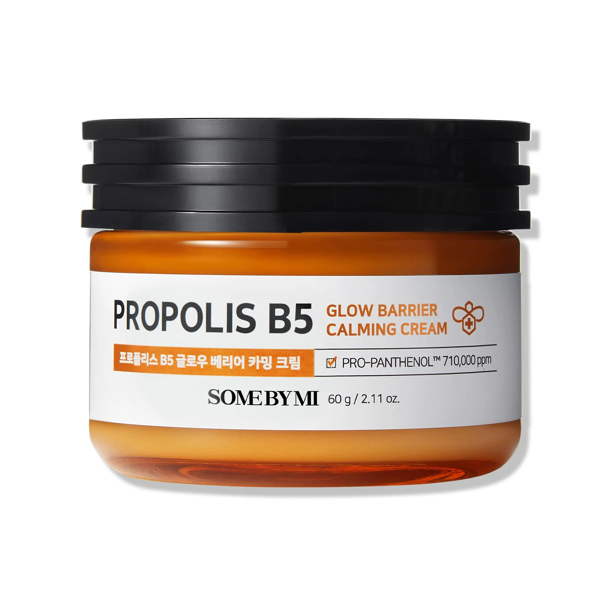 SOME BY MI Propolis B5 Glow Barrier Calming Cream / 2.02Oz, 60ml / Made from Honey Extracts for Sensitive Skin / Brightening and Moisturizing Effect / Skin-nourishing, Sebum and Pimple Care / Facial Skin Care