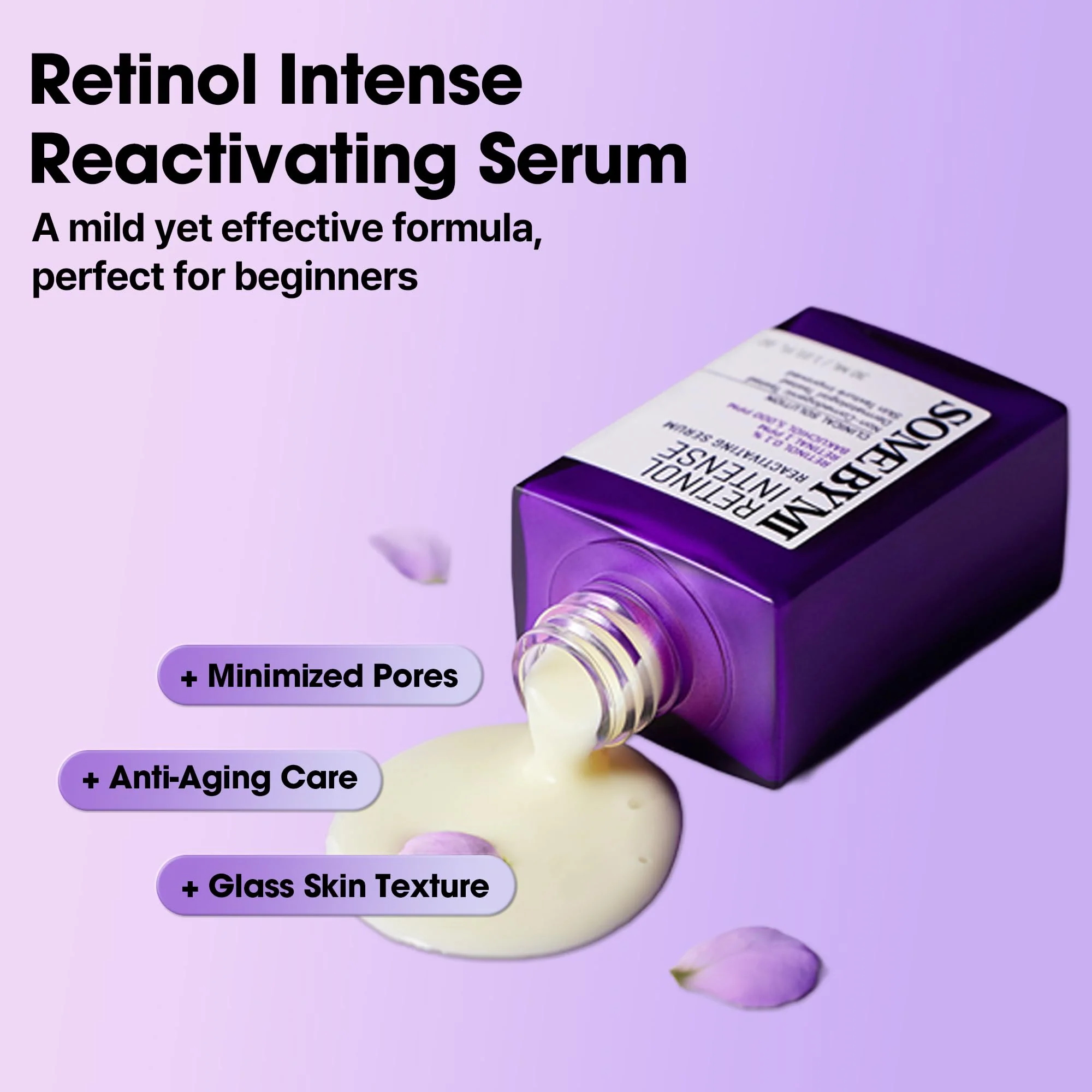 SOME BY MI Retinol Intense Reactivating Serum – 1.01oz, 30ml – Korean Bakuchiol Retinol Serum for Face Firming – Improves Signs of Aging, Minimizes Pore Size & Refines Skin Texture – Korean Skin Care - Image 7