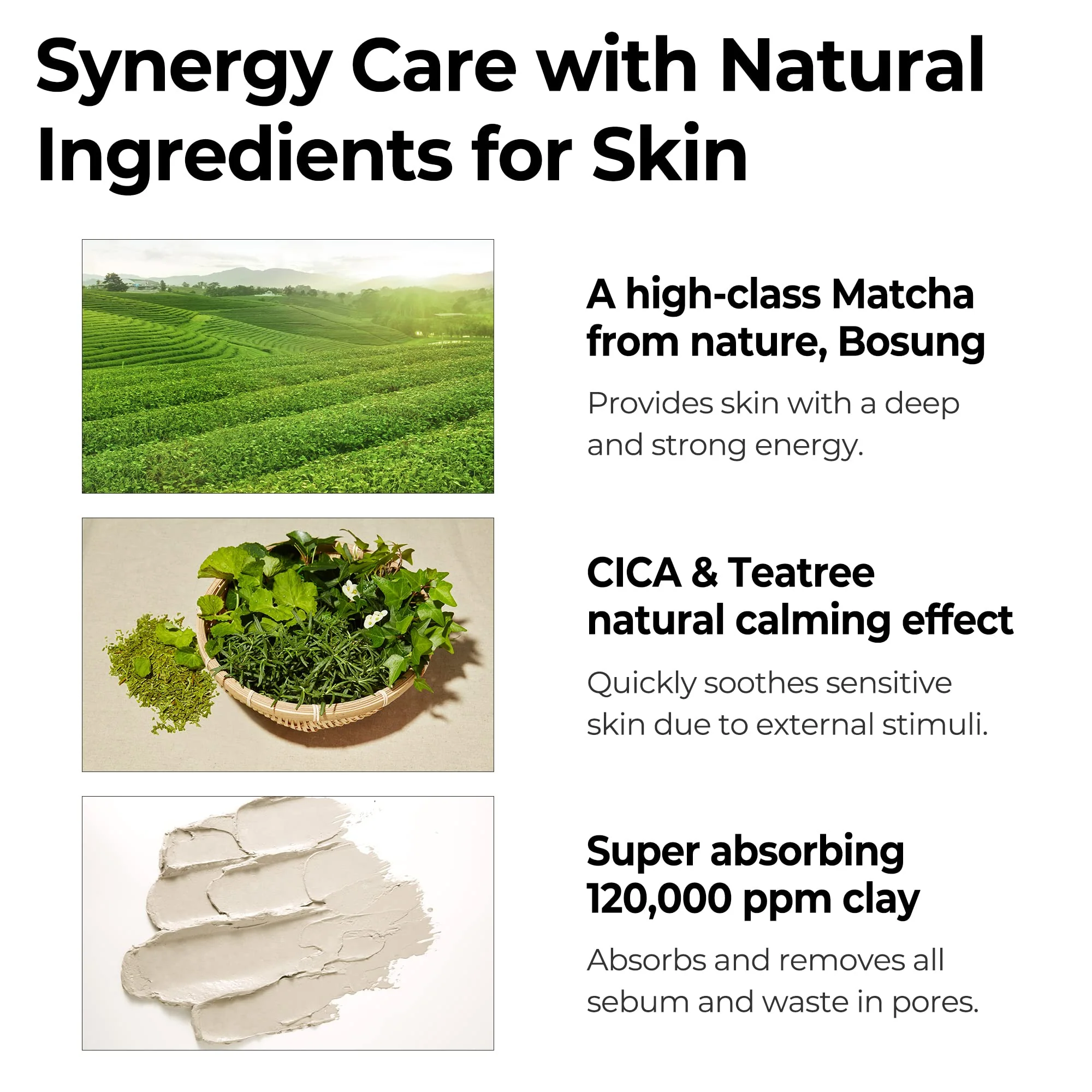 SOME BY MI Super Matcha Pore Clean Clay Mask - 3.52Oz, 100g - Made from Match Water for Sensitive Skin - Skin Moisturizing Effect with Sebum and Pore Care - Korean Skin Care - Image 3