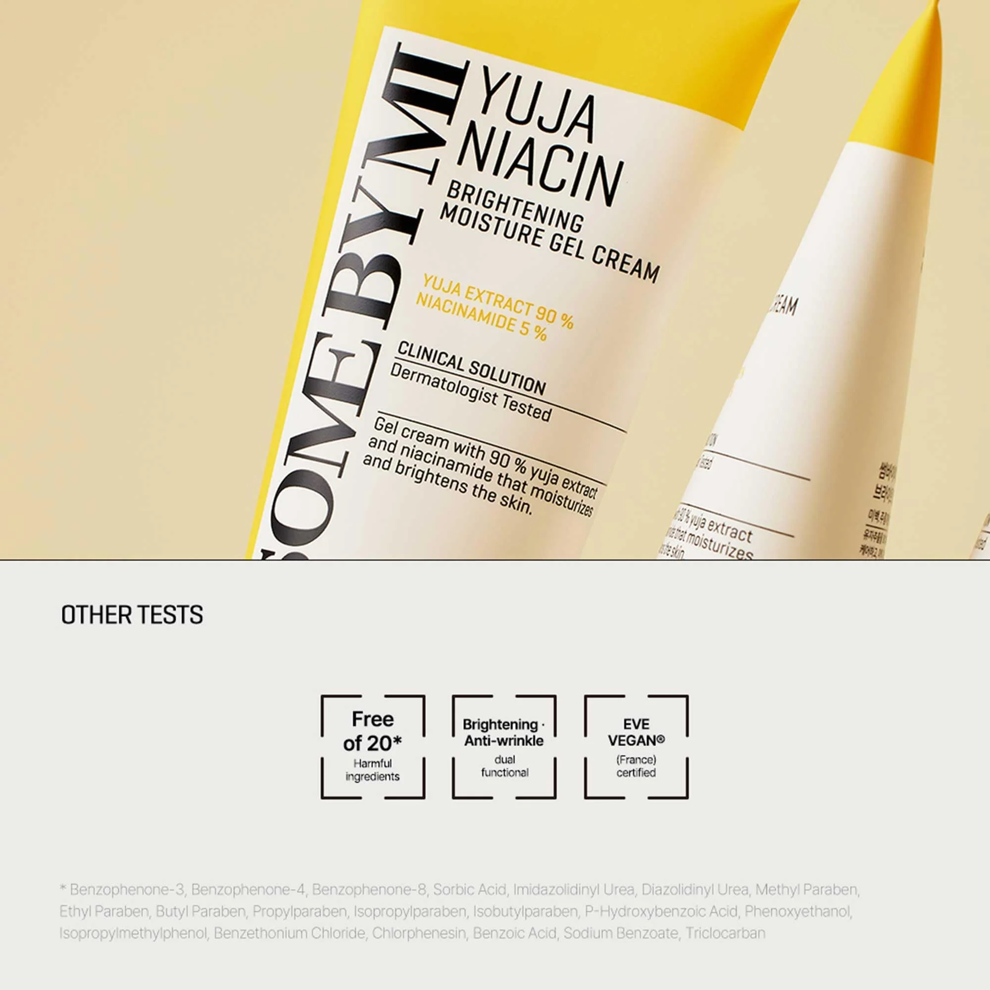 SOME BY MI Yuja Niacin Brightening Moisture Gel Cream - 3.38Oz, 100ml - Made from 10 Vitamin for Dull-Looking Skin - Mild Moisturizer for Skin Calming, Melasma and Blemish Care - Korean Skin Care - Image 3