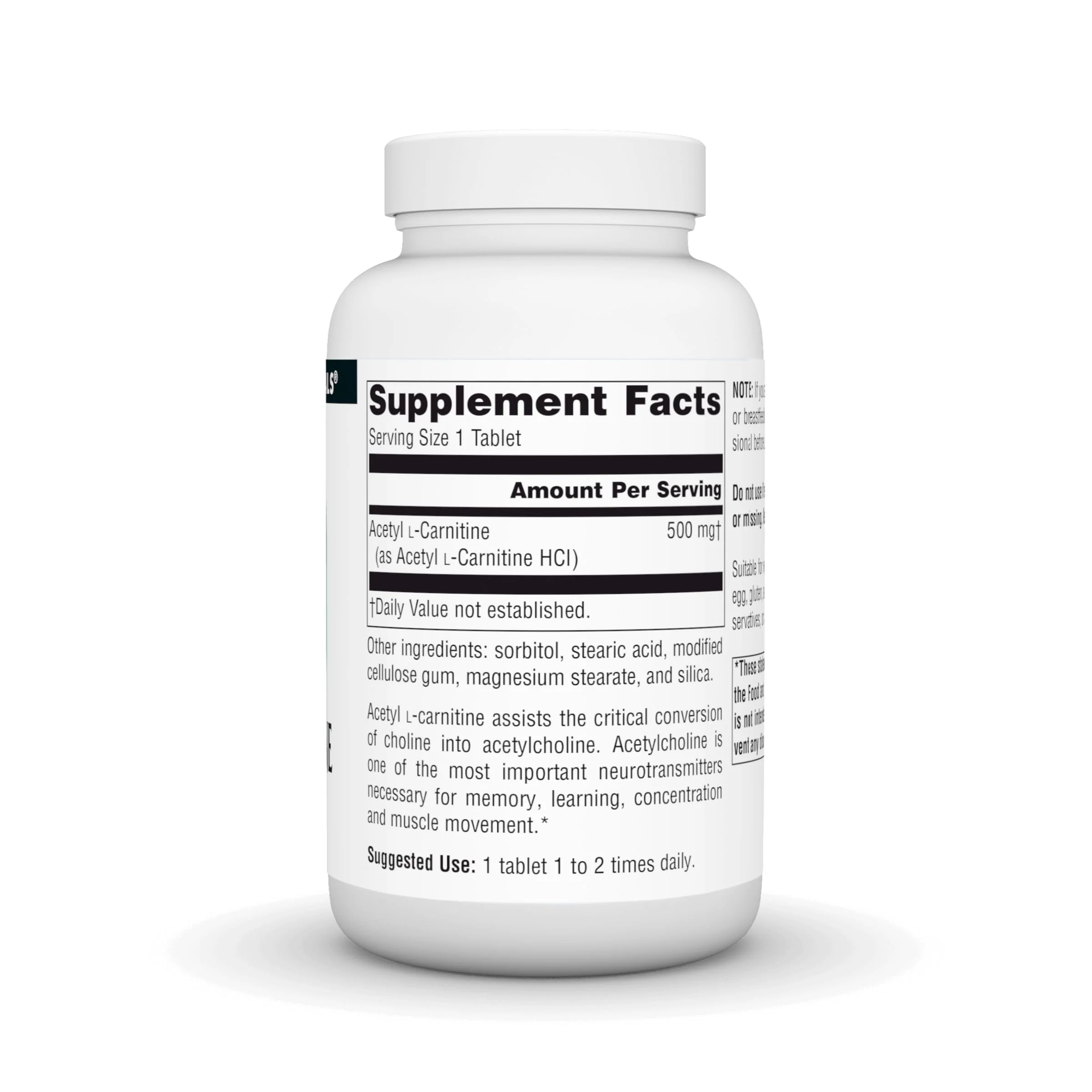 Source Naturals Acetyl L-Carnitine 500 Mg Tablet, 120 Count - Image 5