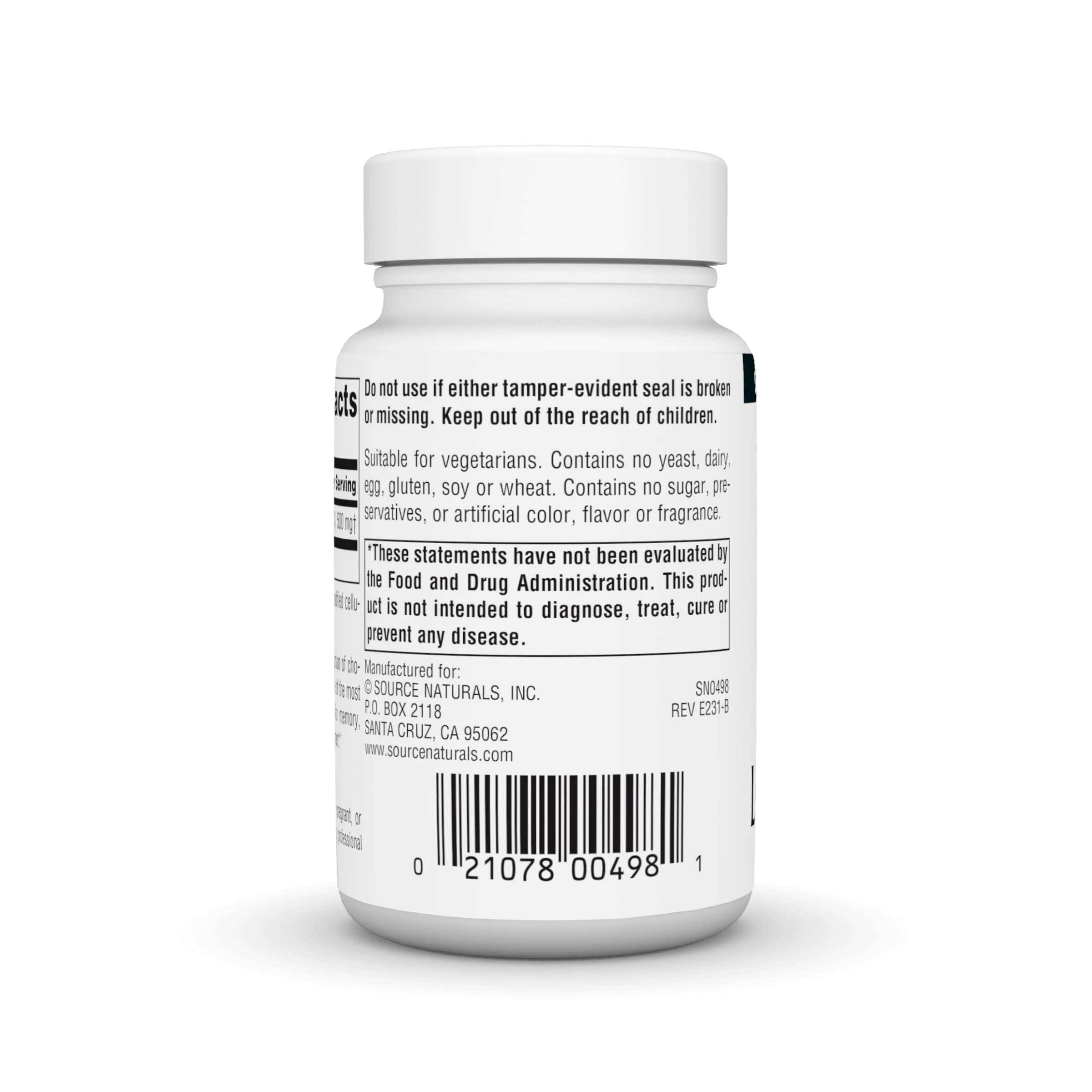 Source Naturals Acetyl L-Carnitine, 500mg, 30 Tablets - Image 5