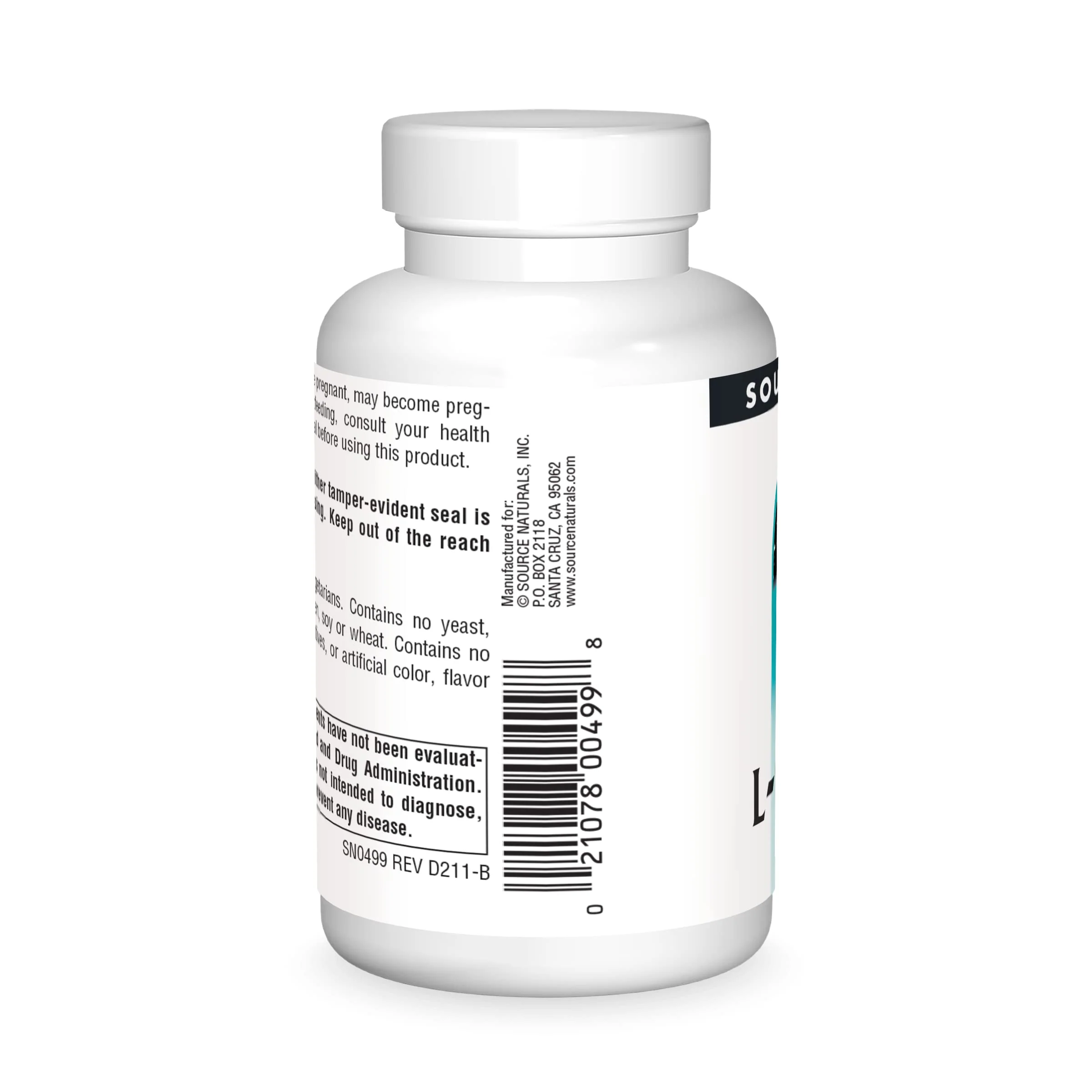Source Naturals Acetyl L-Carnitine 500mg, 60 Tablets - Image 5