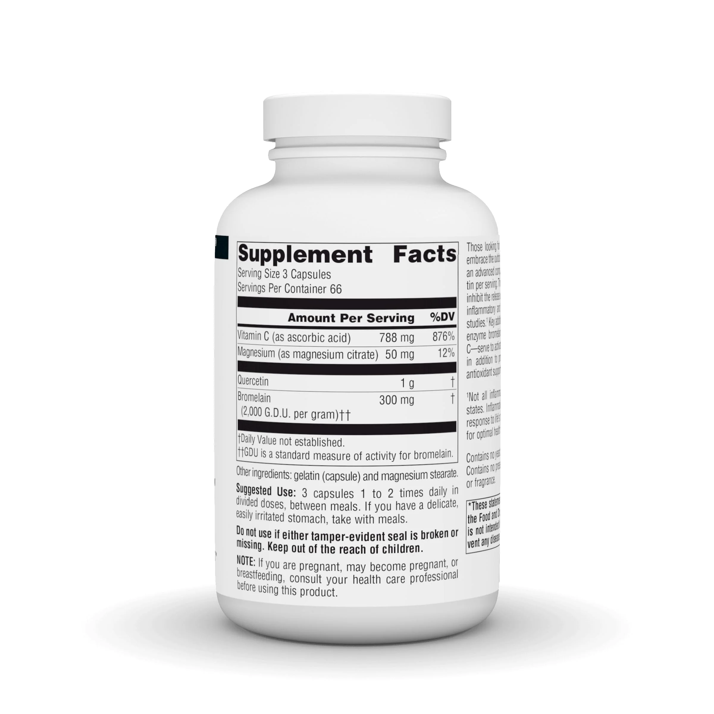 Source Naturals Activated Quercetin, Bioflavanoid Complex, for Seasonal & Immune Support* - 200 Capsules - Image 5