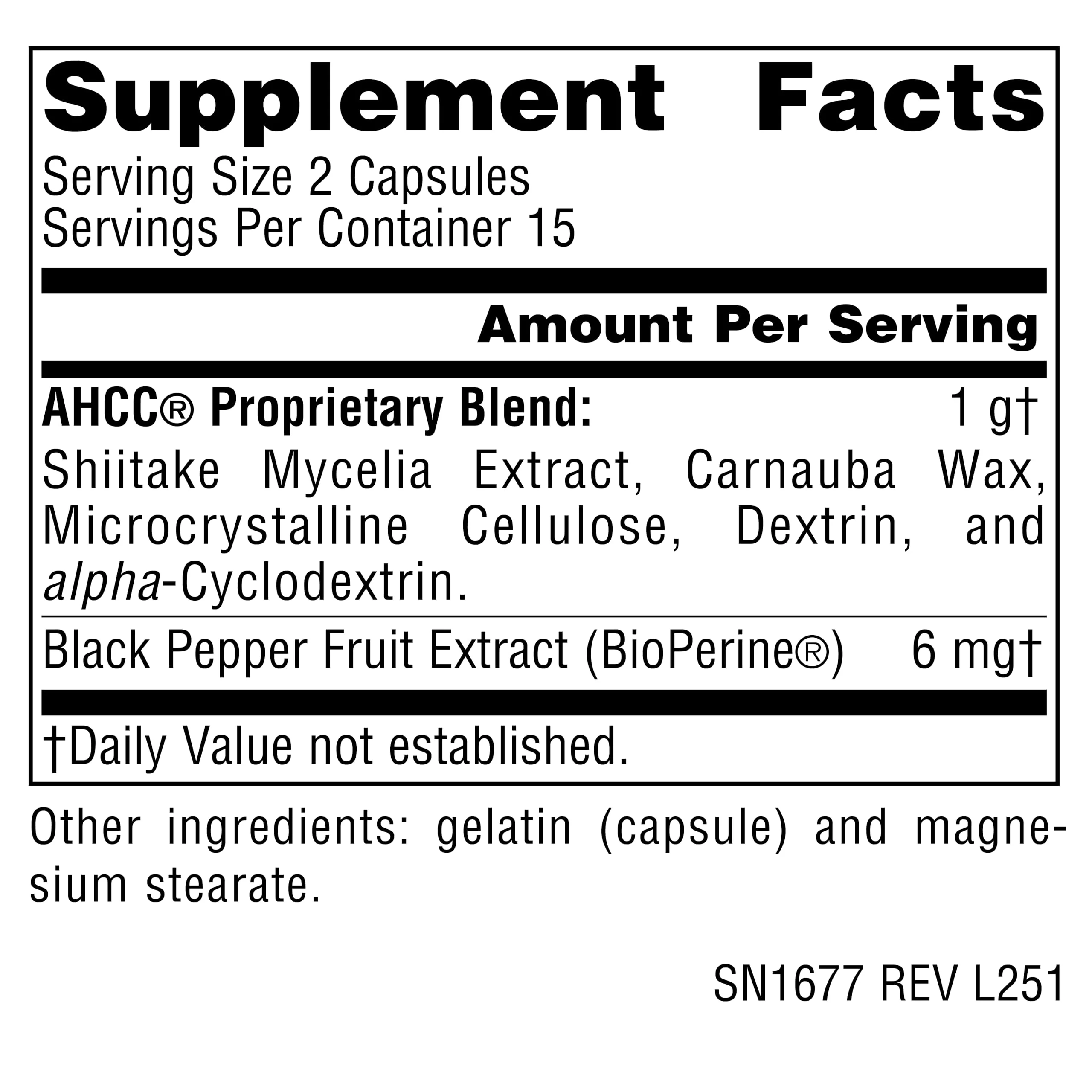 Source Naturals AHCC with Bioperine - Increases Natural Killer Cell Activity* - 500 mg - 30 Capsules - Image 6