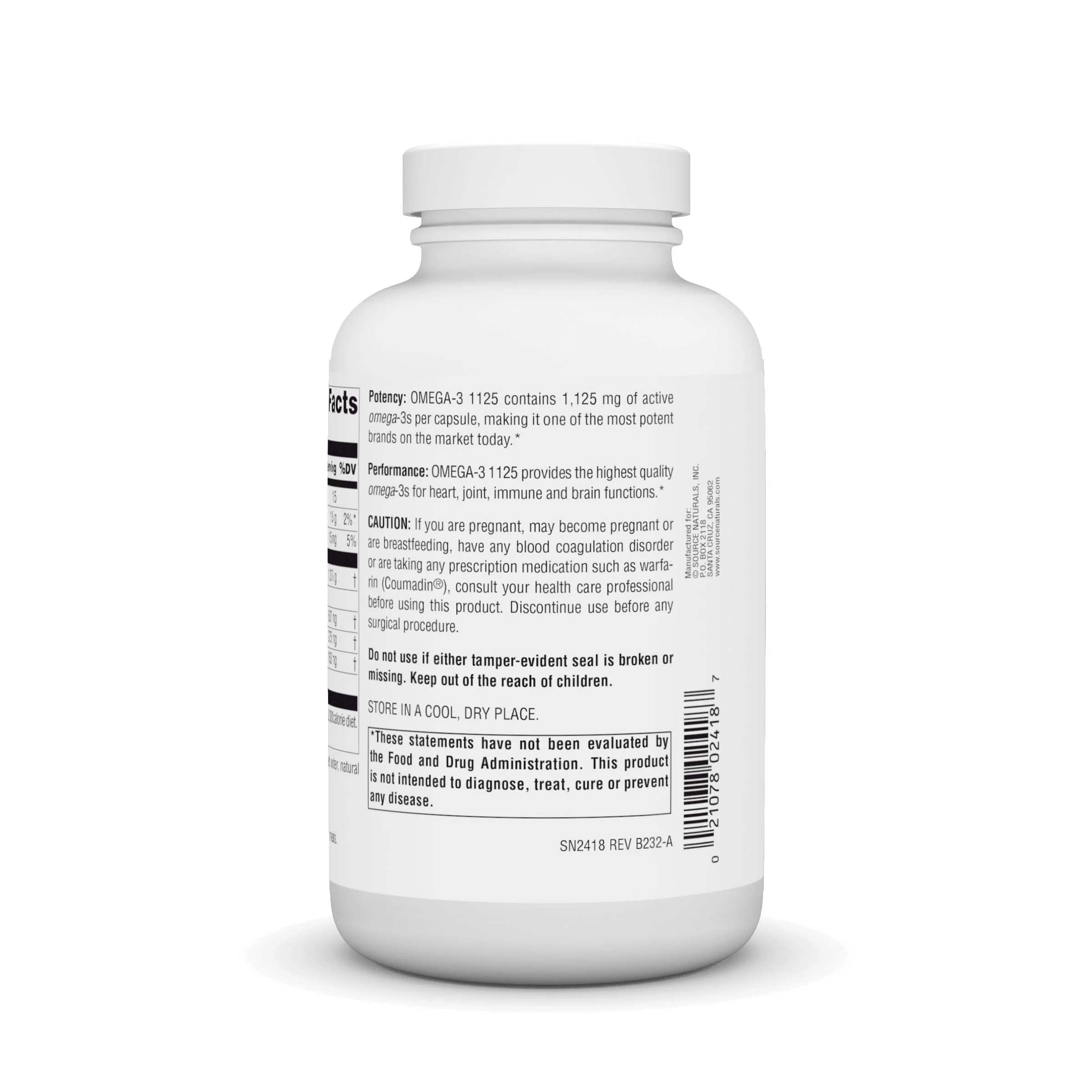 Source Naturals ArcticPure Omega-3 Fish Oil 1125mg Ultra Potency Maximum Strength EPA + DHA for Heart, Joint, Brain & Immune Health - 120 Softgels - Image 5