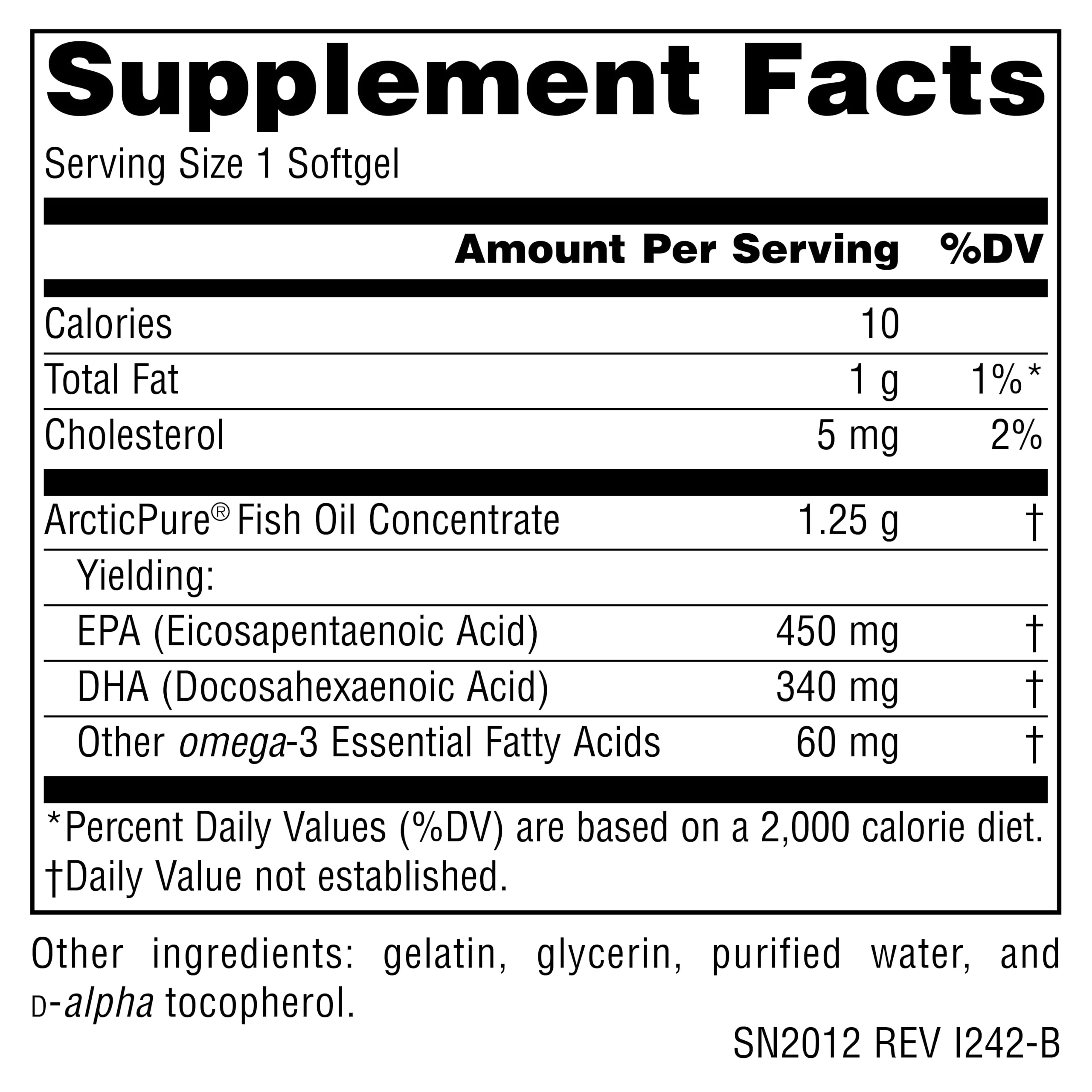 Source Naturals ArcticPure Ultra Potency 850 mg Omega-3 Fish Oil - 30 Softgels - Image 6