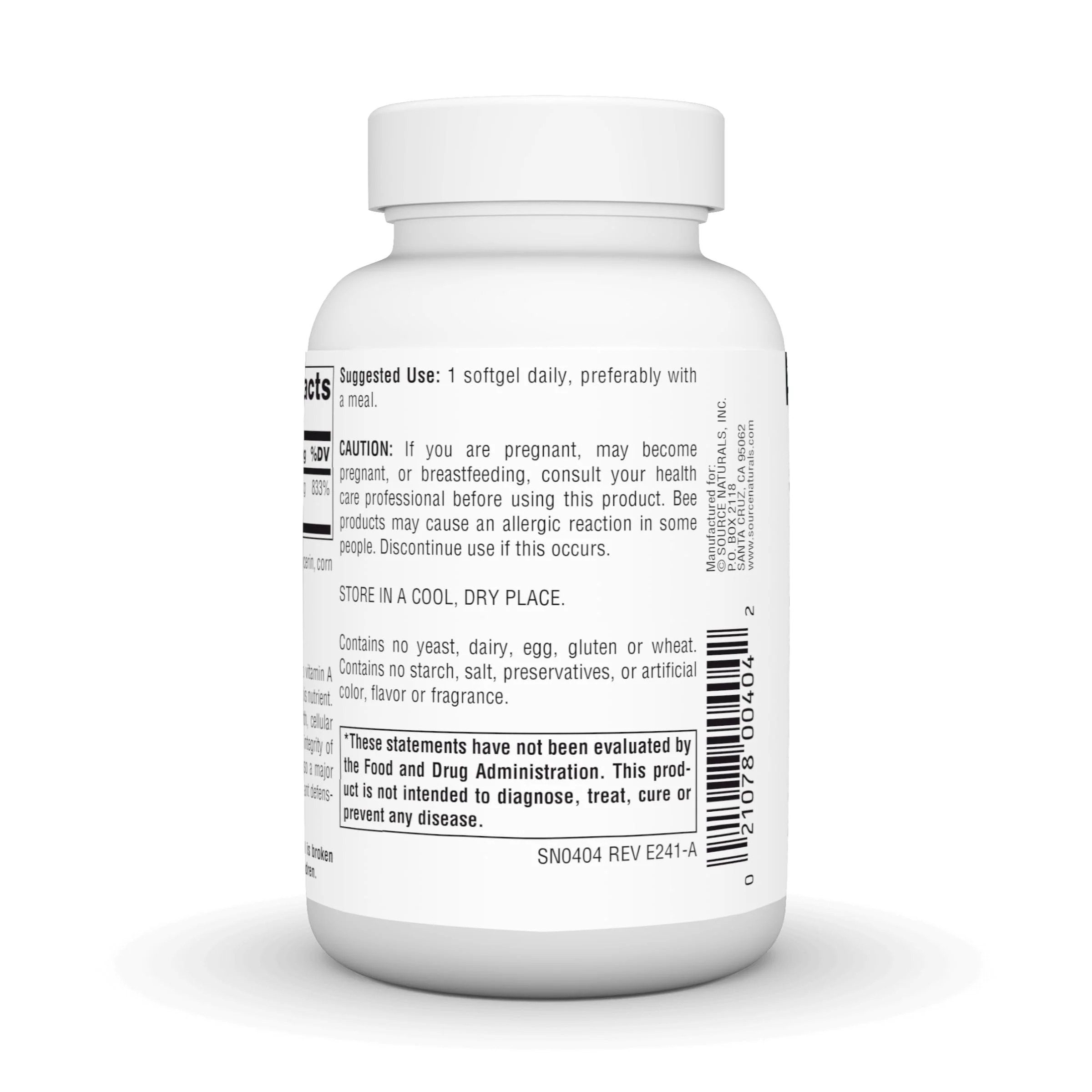 Source Naturals Beta Carotene 25000 iu Antioxidant Protection - Converted by Body to Vitamin A - 250 Softgels - Image 6