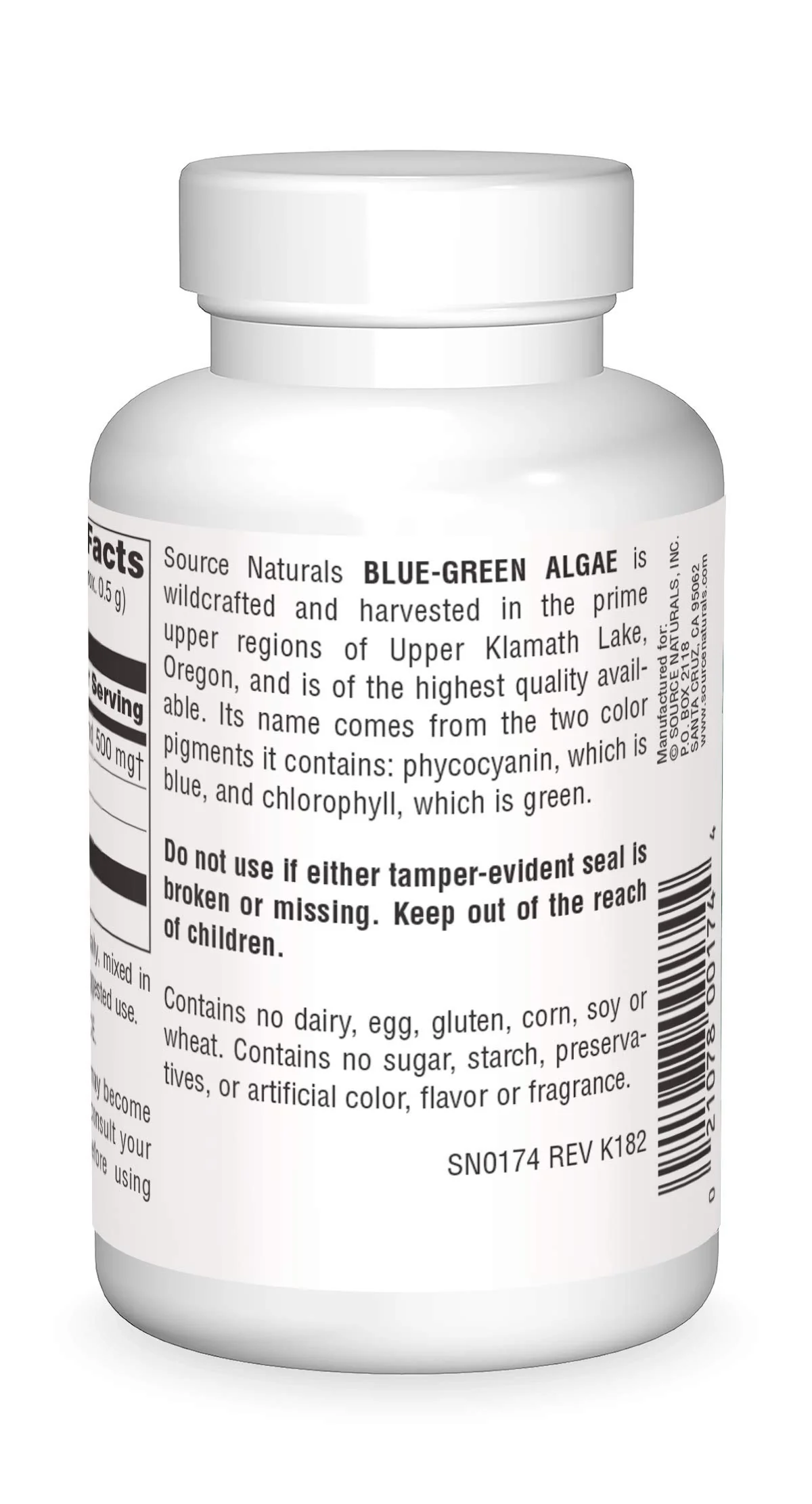 Source Naturals Blue-Green Algae from Klamath Lake, with Phycocyanin and Chlorophyll - 2oz Powder - Image 5