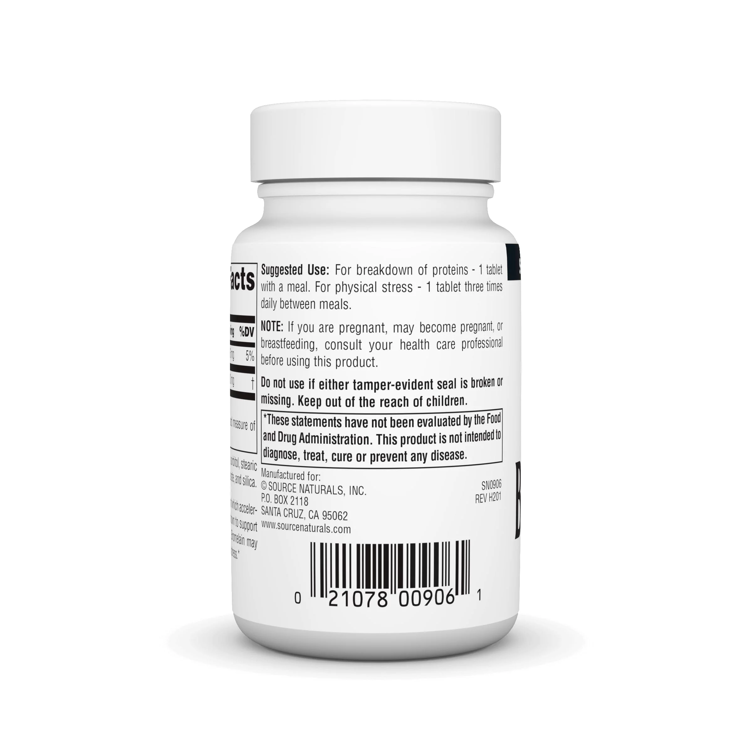 Source Naturals Bromelain 500mg Proteolytic Enzyme Supplement - 60 Tablets - Image 4
