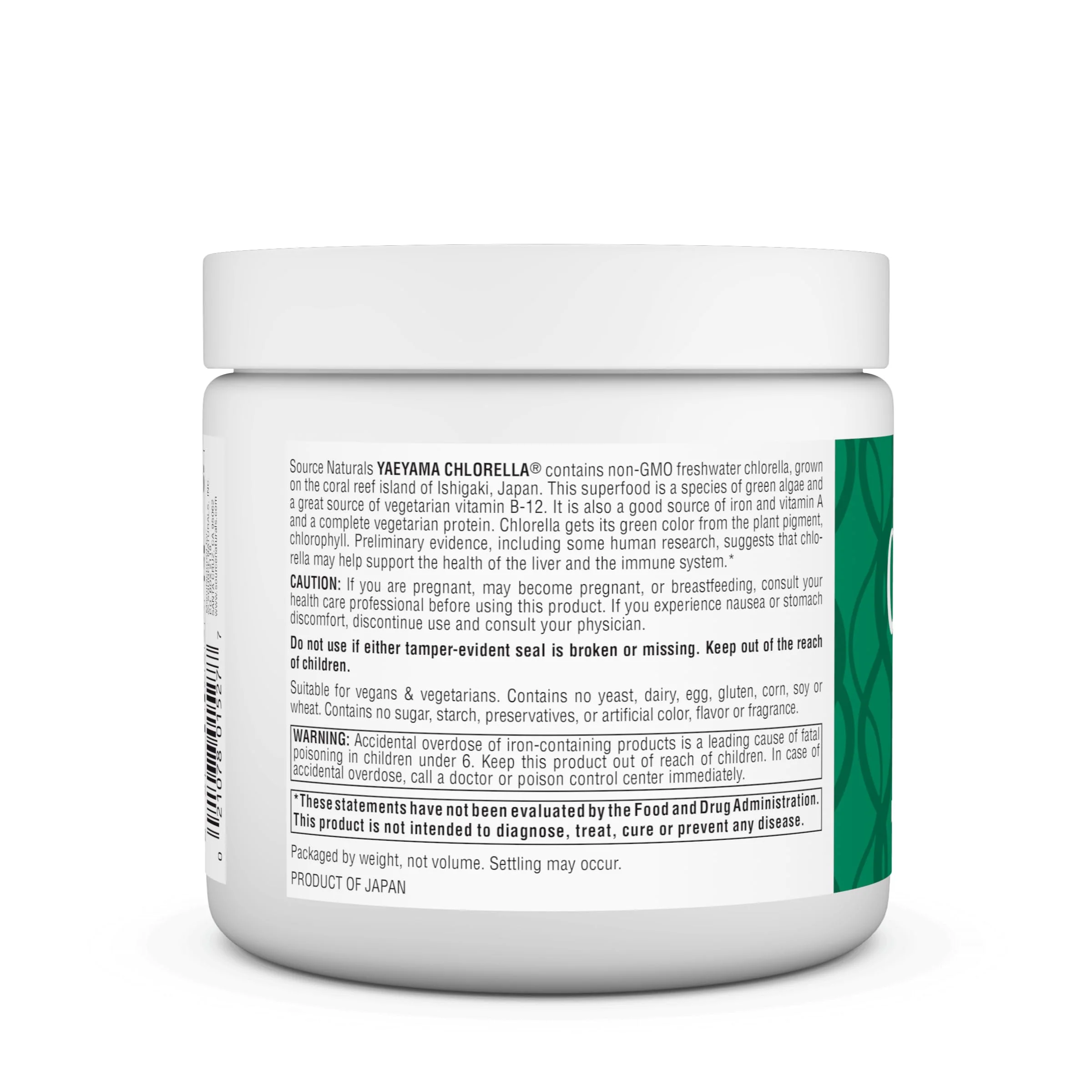 Source Naturals Chlorella from Yaeyama, a Source of Vegetarian Vitamin B-12, Non GMO Dietary Supplement - 4 oz Powder - Image 5