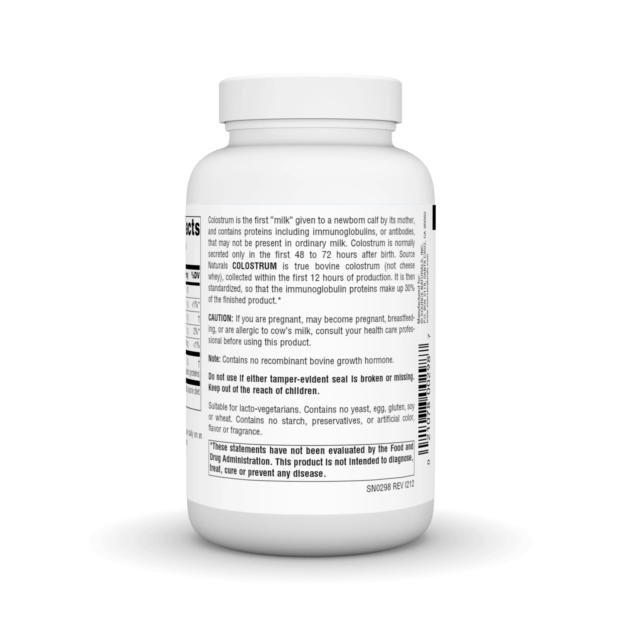 Source Naturals Colostrum Contains 30 Percent Immunoglobulins - 2 oz Powder - Image 4