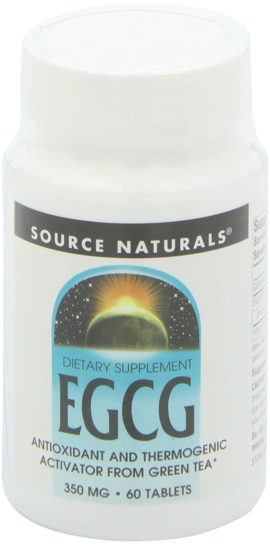 Source Naturals EGCG, Antioxidant and Thermogenic Activator from Green Tea*, 350mg - 60 Tablets - Image 4