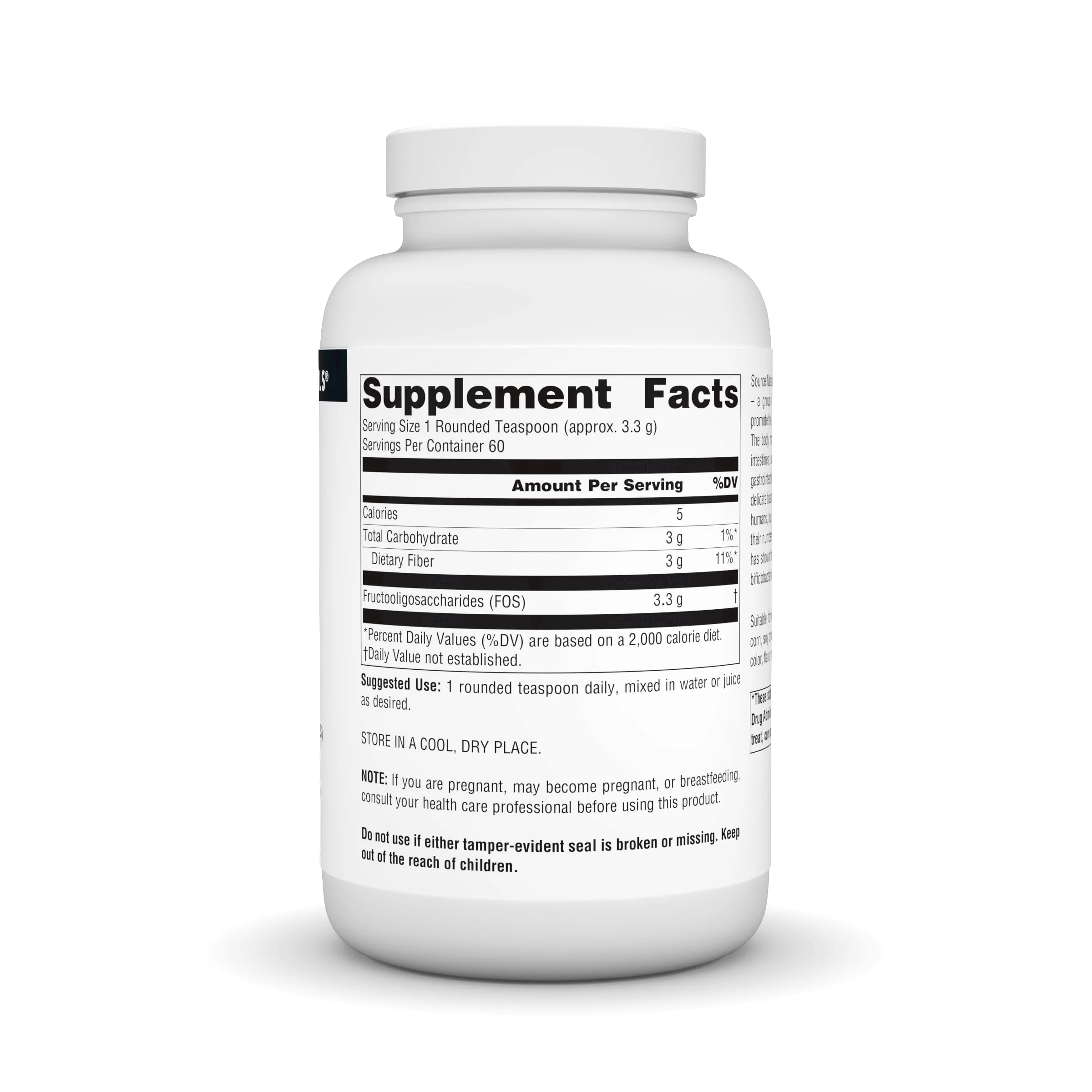Source Naturals FOS Powder Dietary Supplement, Fructooligosaccharides Probiotic Enhancer - 200 Grams Powder - Image 5
