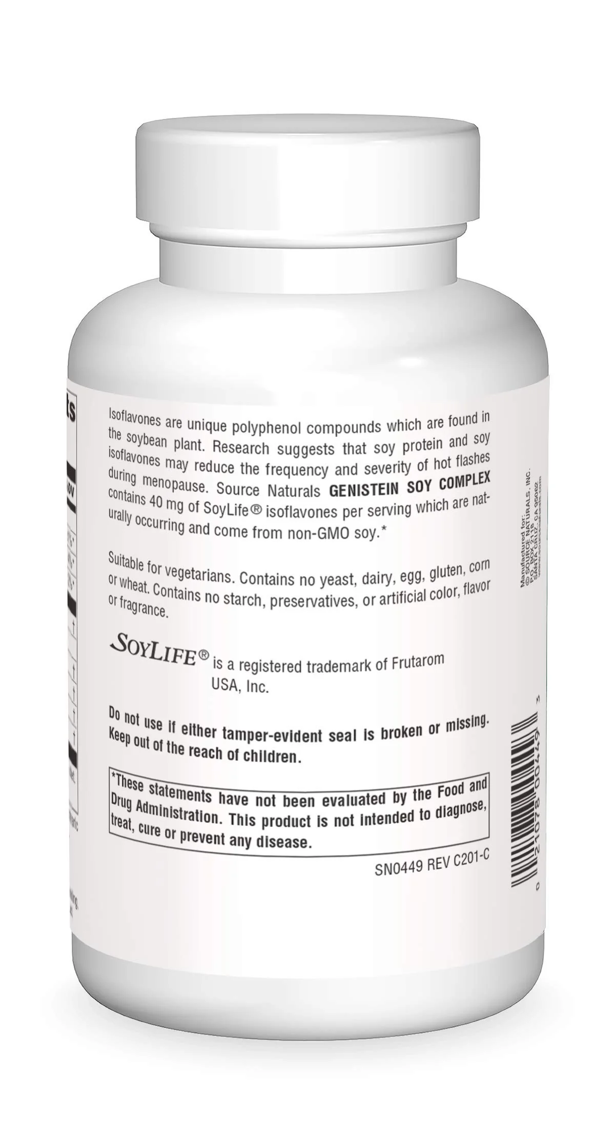 Source Naturals Genistein Soy Complex 1000 mg - 240 Tablets - Image 5