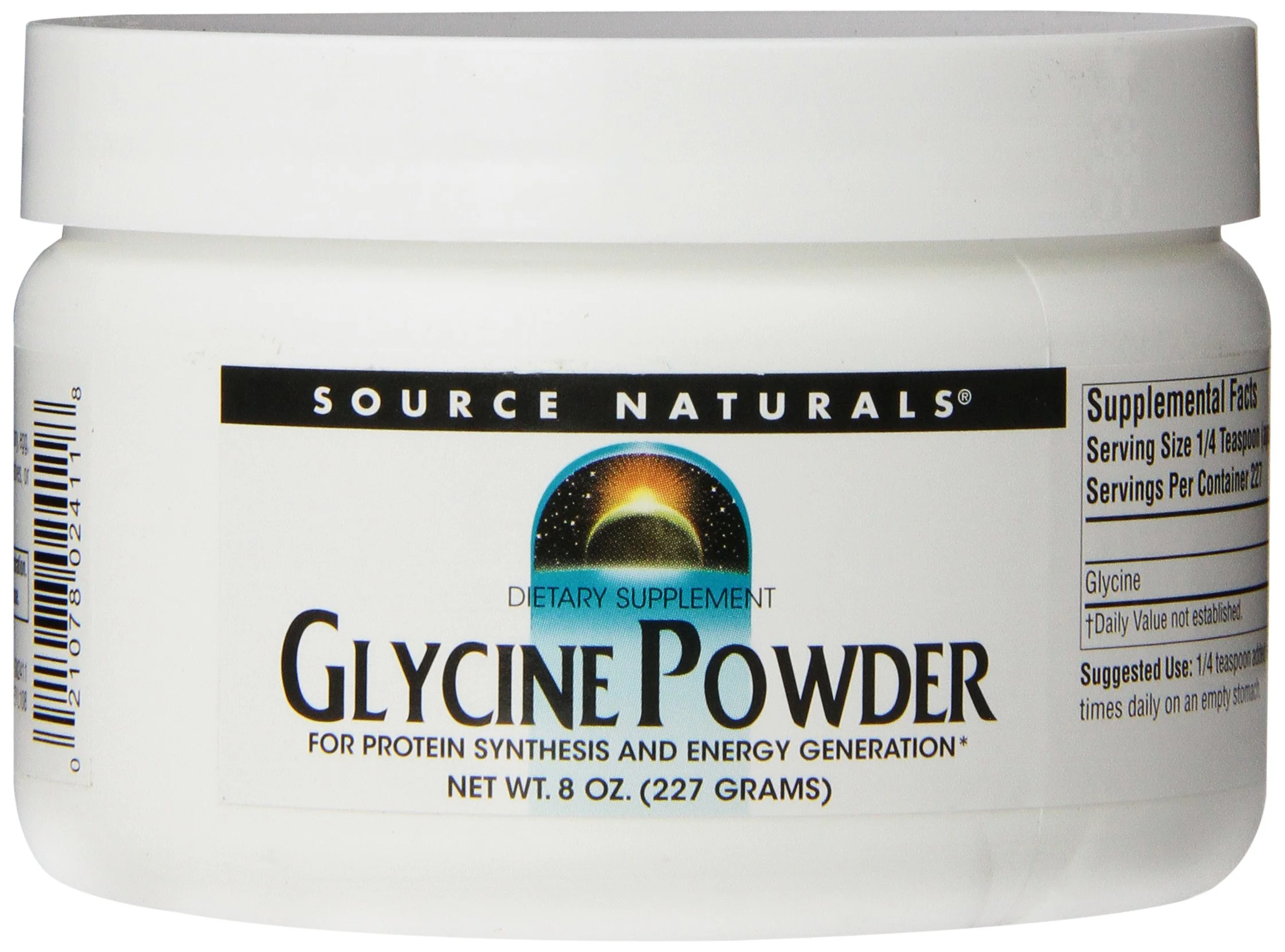 Source Naturals Glycine, for Protein Systhesis and Energy Generation*, 227 Grams - 8 oz Powder - Image 4