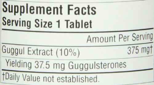 Source Naturals Guggulsterones, Supports The Heart and Arteries* 37.5 mg - 120 Tablets - Image 3