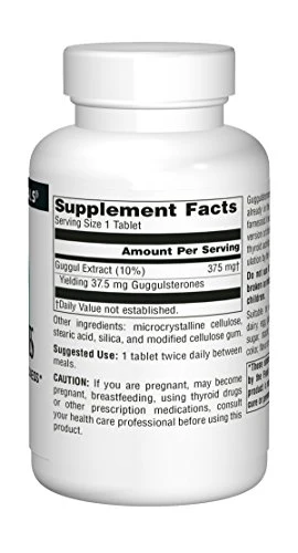 Source Naturals Guggulsterones, Supports The Heart and Arteries* 37.5 mg - 120 Tablets - Image 8