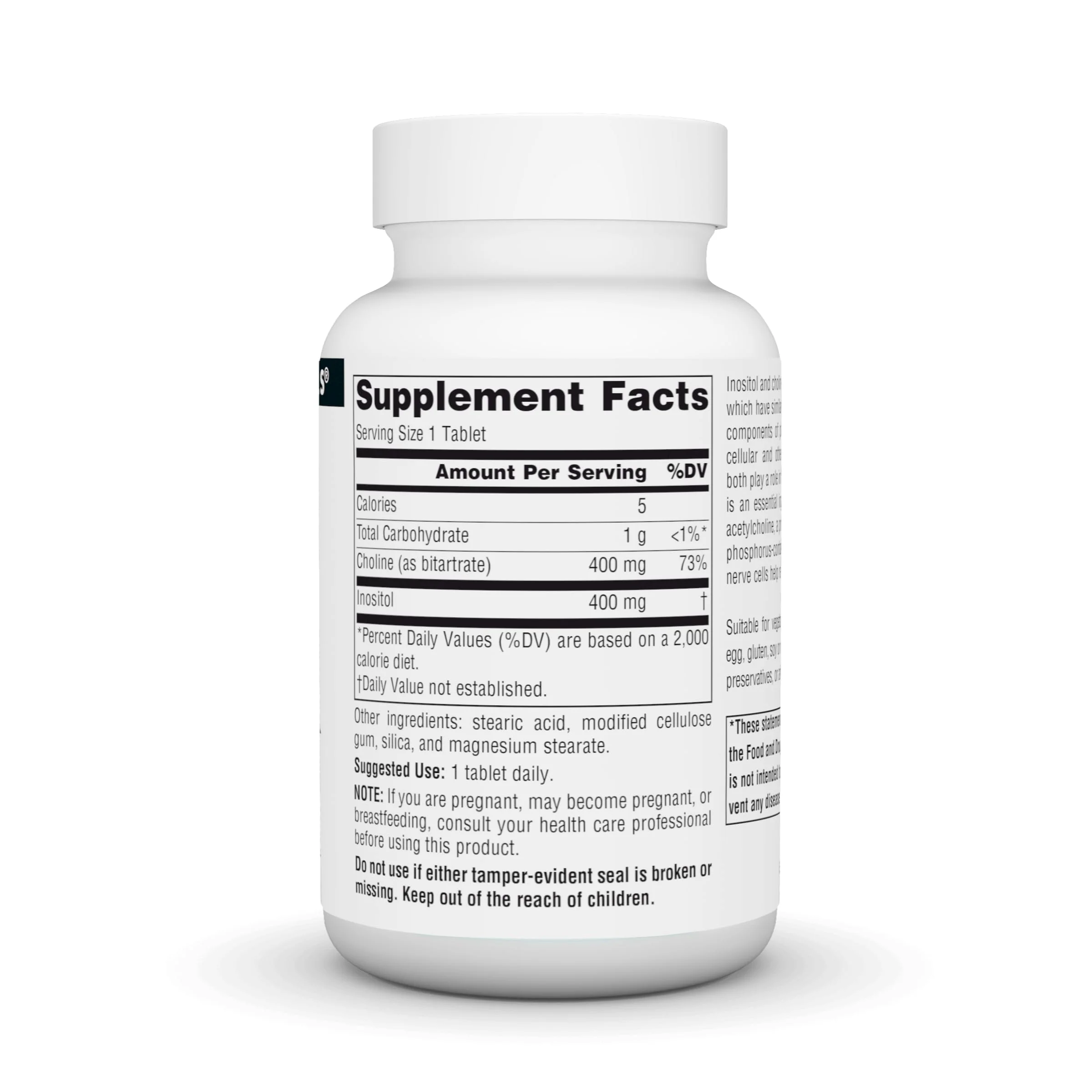 Source Naturals Inositol & Choline 800 mg Supports Healthy Nerve Function - 50 Tablets - Image 5
