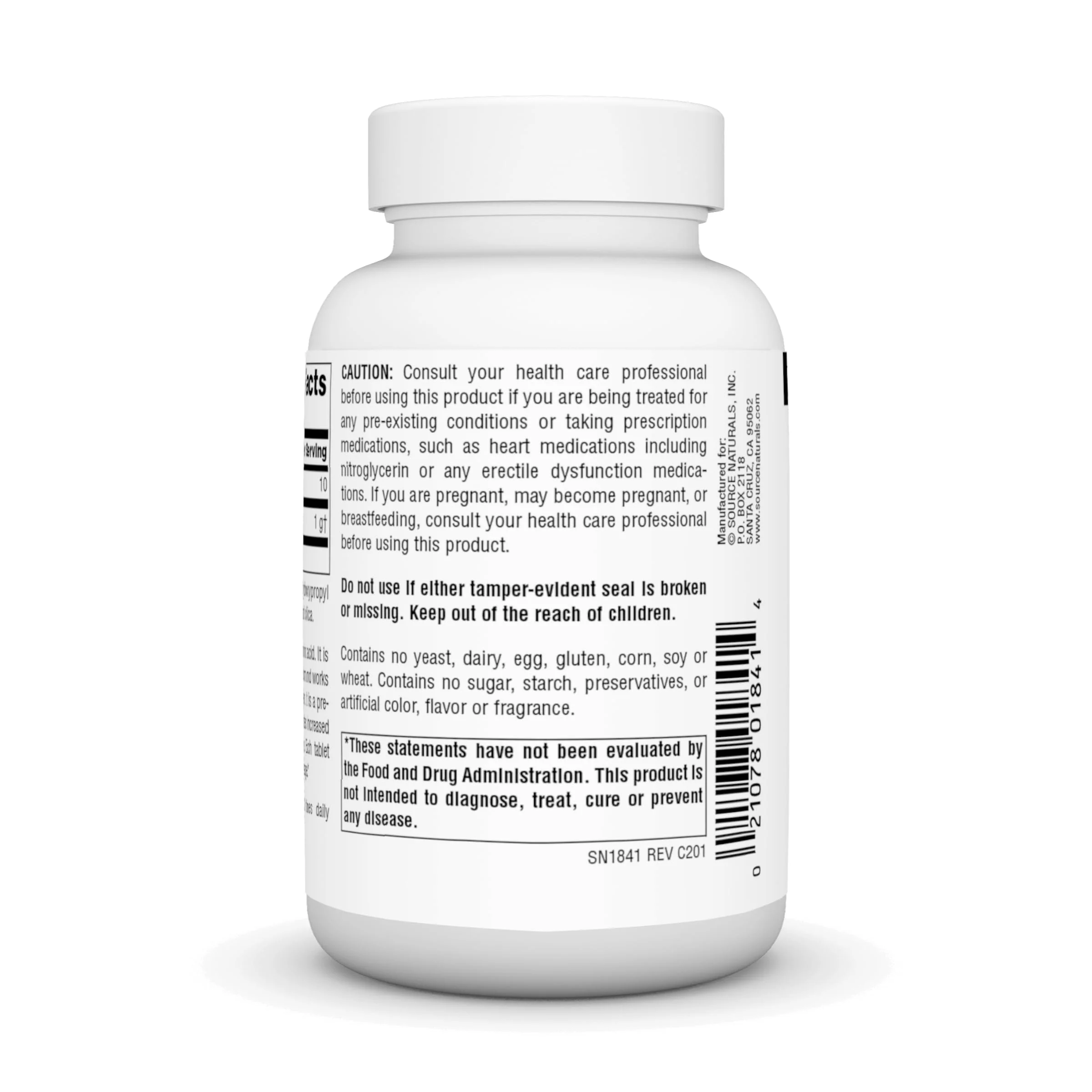 Source Naturals L-Arginine Promotes Increased Ciculation* 1000 mg Free Form - 50 Tablets - Image 5
