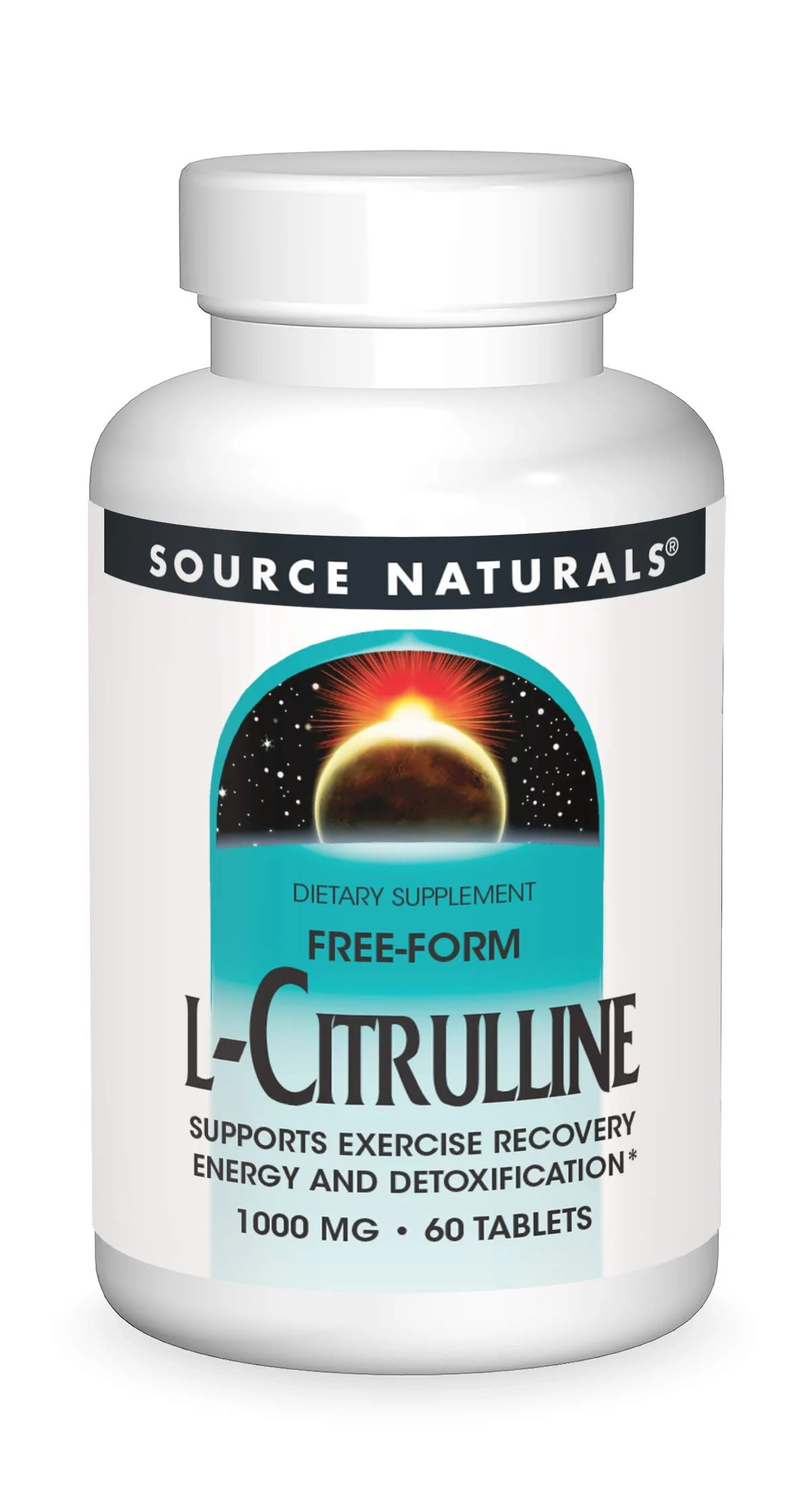 Source Naturals L-Citrulline - Supports Exercise Recovery, Energy and Detoxification*, 1,000 mg - 60 Tablets