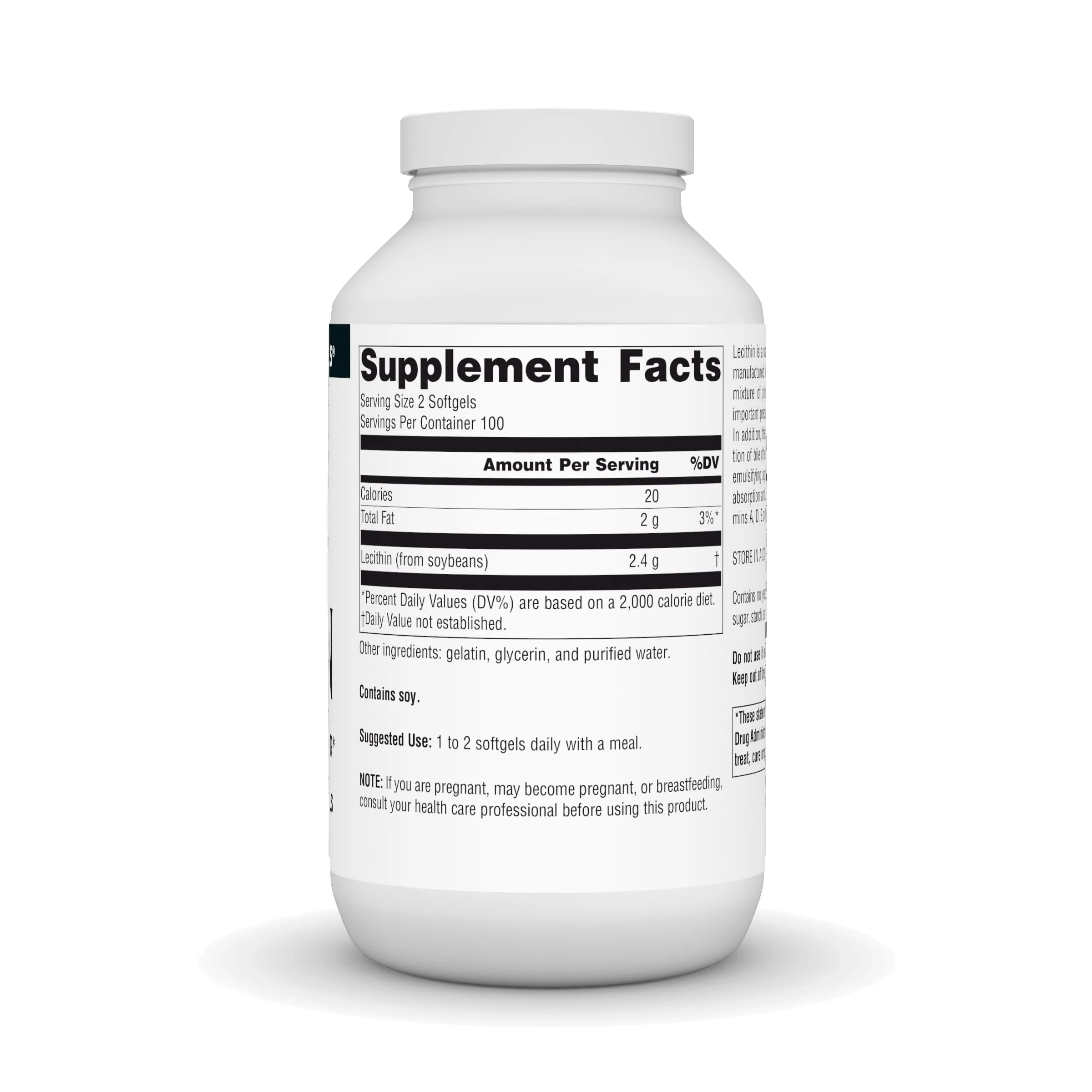 Source Naturals Lecithin 1200 mg, A Natural Emulsifier - 200 Softgels - Image 5
