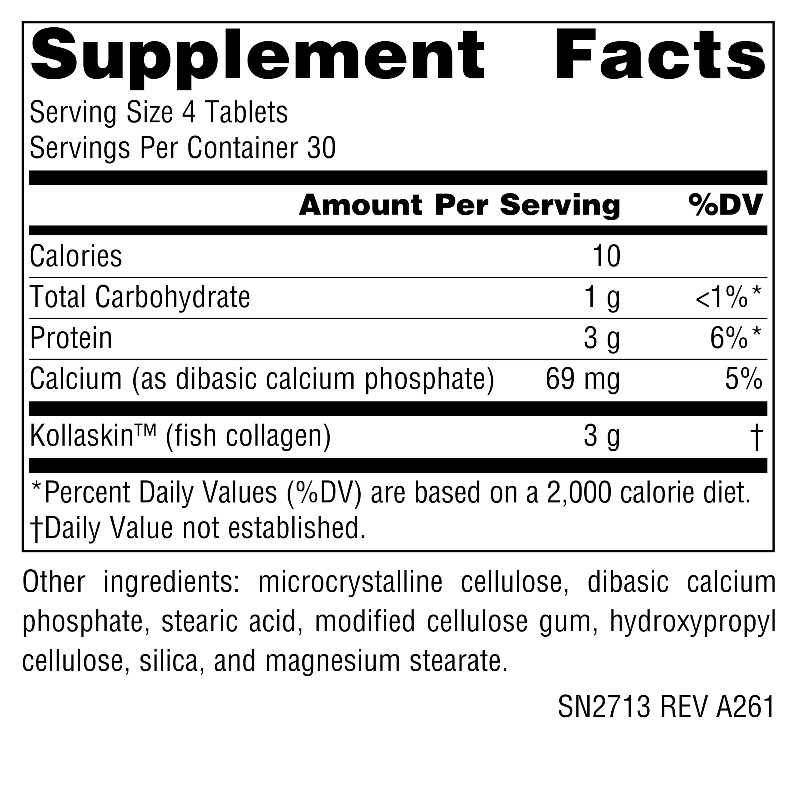 Source Naturals Marine Collagen, Healthy Skin Support* - 120 Tablets - Image 6