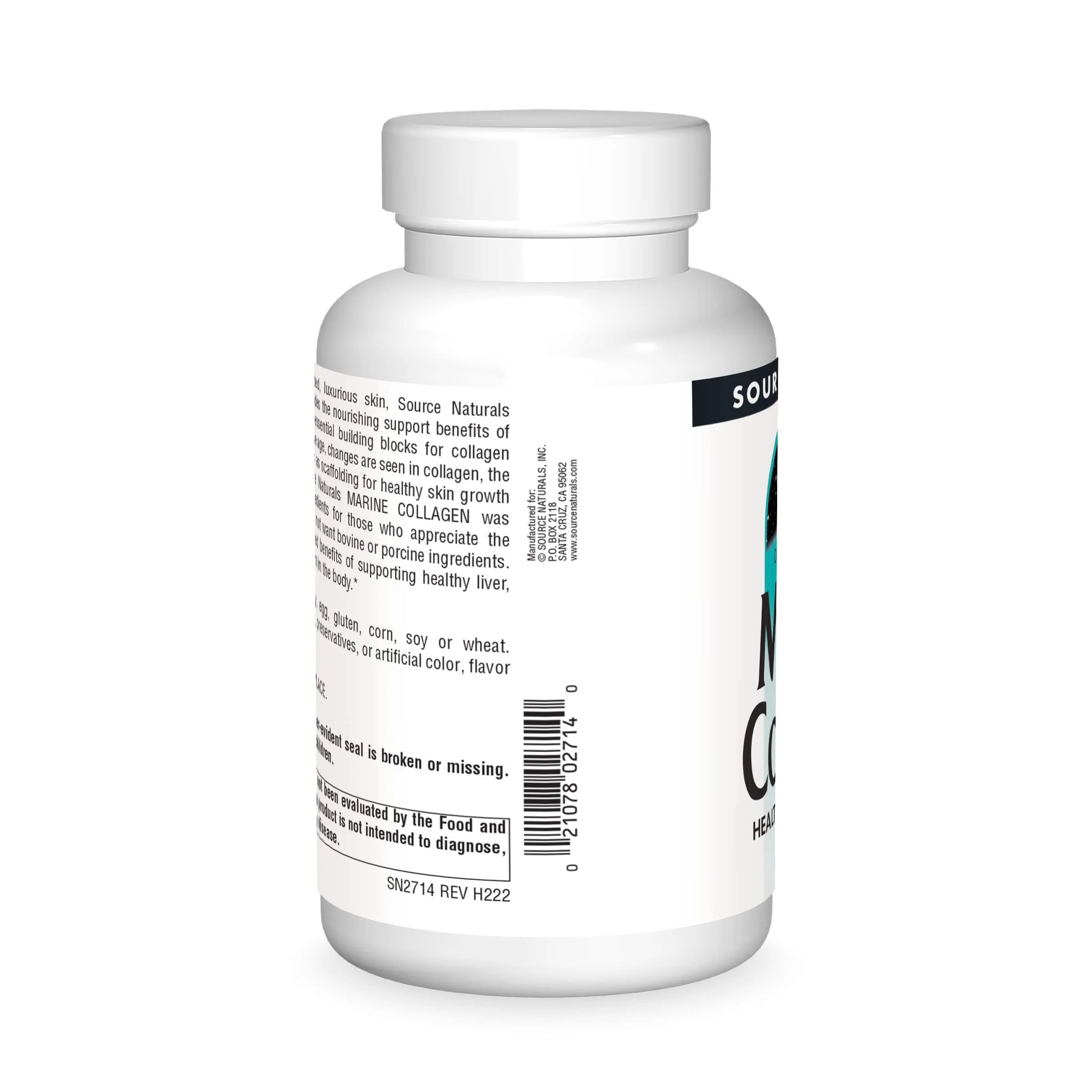 Source Naturals Marine Collagen, Healthy Skin Support* - 240 Tablets - Image 4