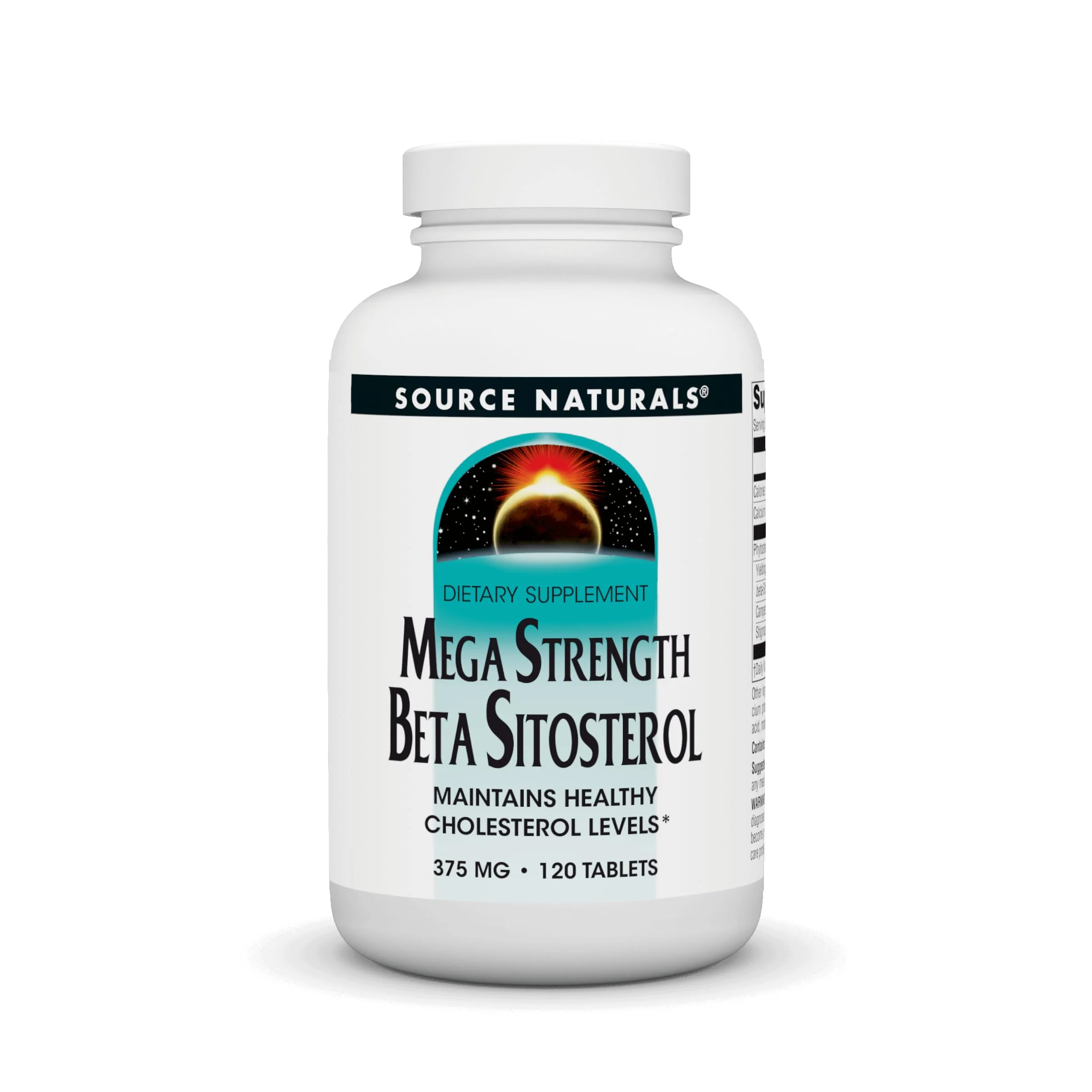 Source Naturals Mega Strength Beta Sitosterol 375mg - 120 Tablets