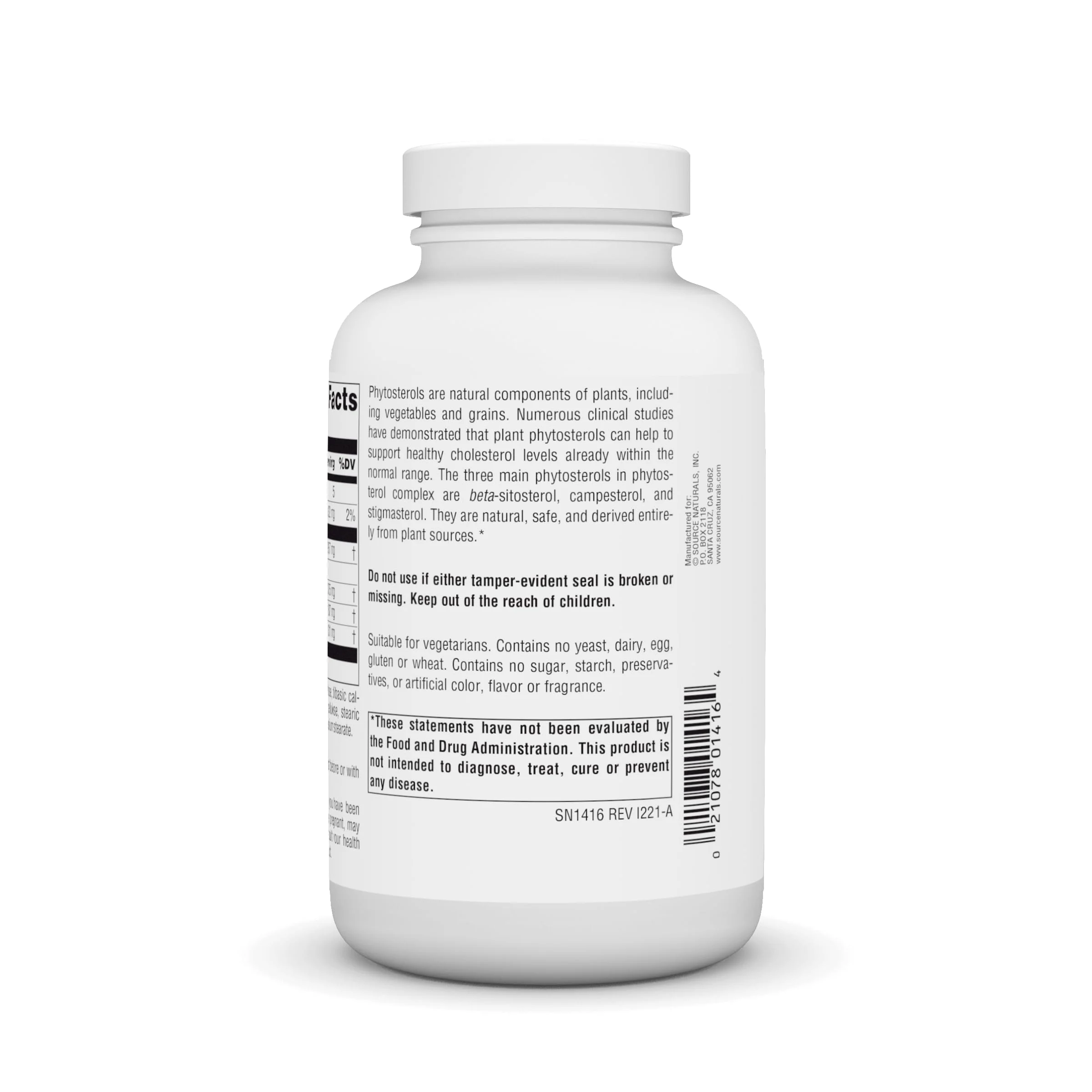 Source Naturals Mega Strength Beta Sitosterol 375mg - 120 Tablets - Image 8