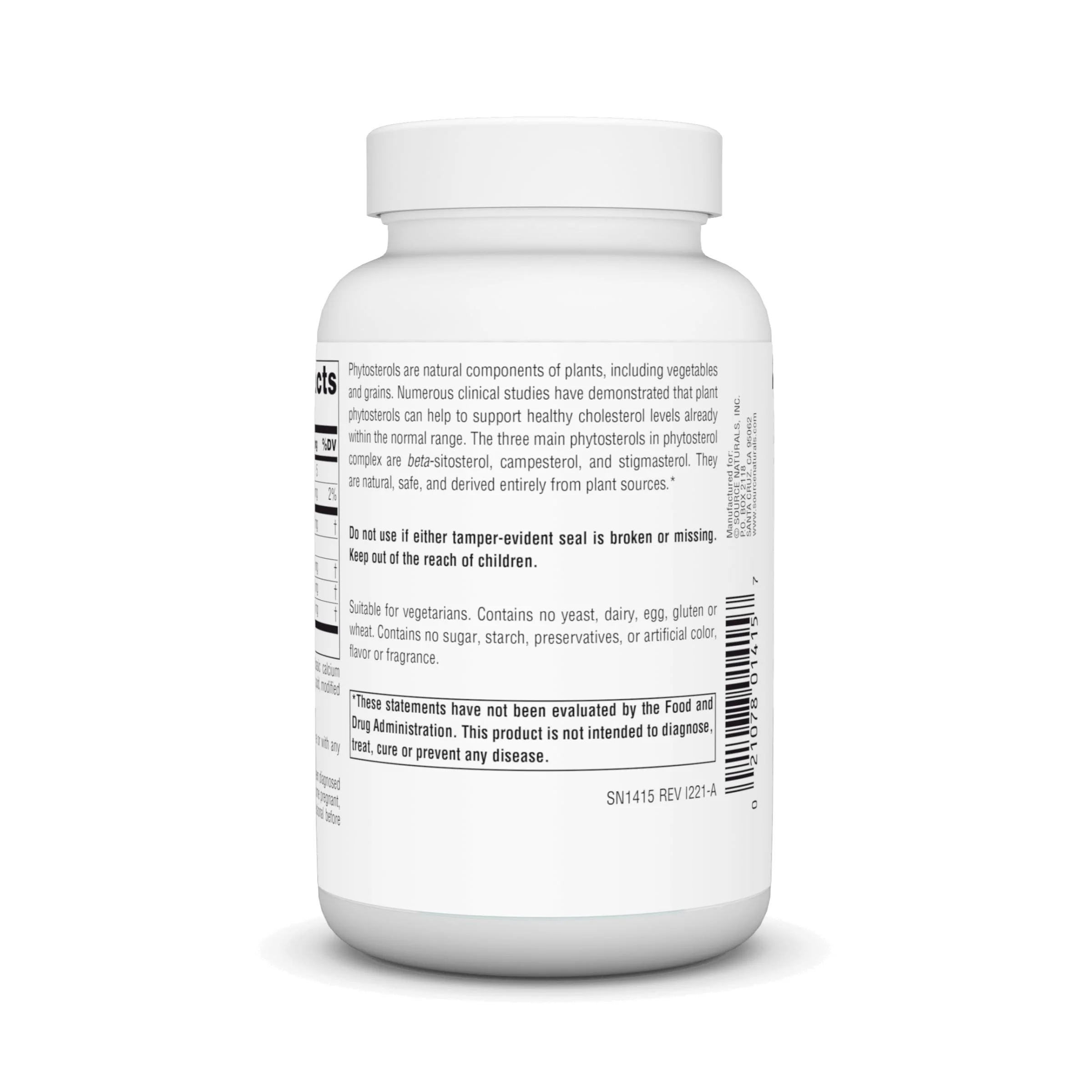 Source Naturals Mega Strength Beta Sitosterol 375mg - 60 Tablets - Image 5