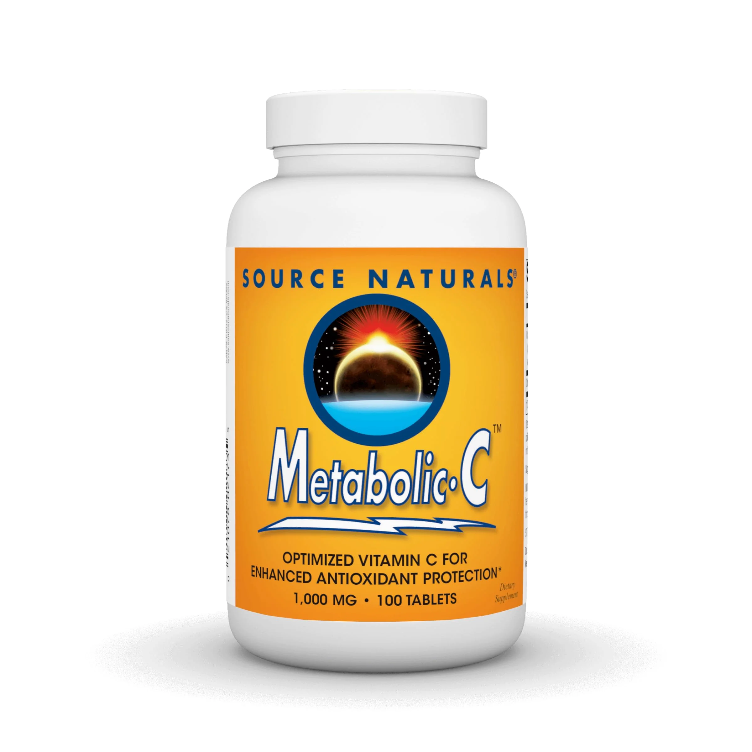 Source Naturals Metabolic C, Optimized Vitamin C for Enhanced Antioxidant Protection* -1000 mg - 100 Tablets