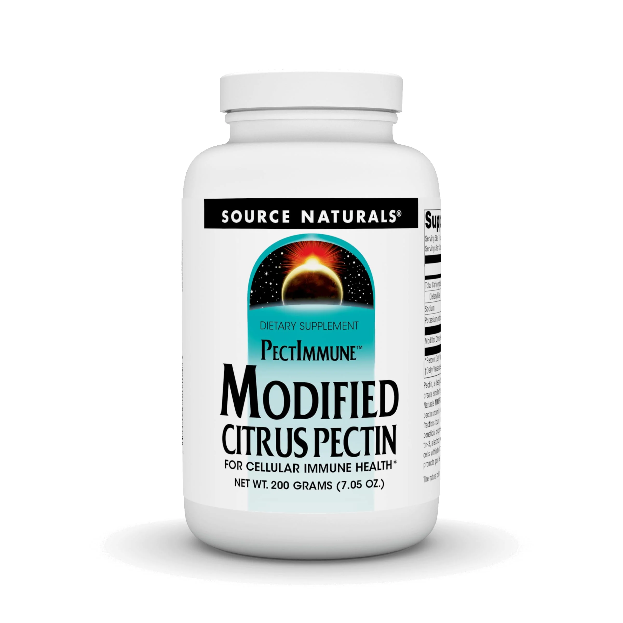Source Naturals Modified Citrus Pectin Powder, for Cellular Immune Health,200 Grams