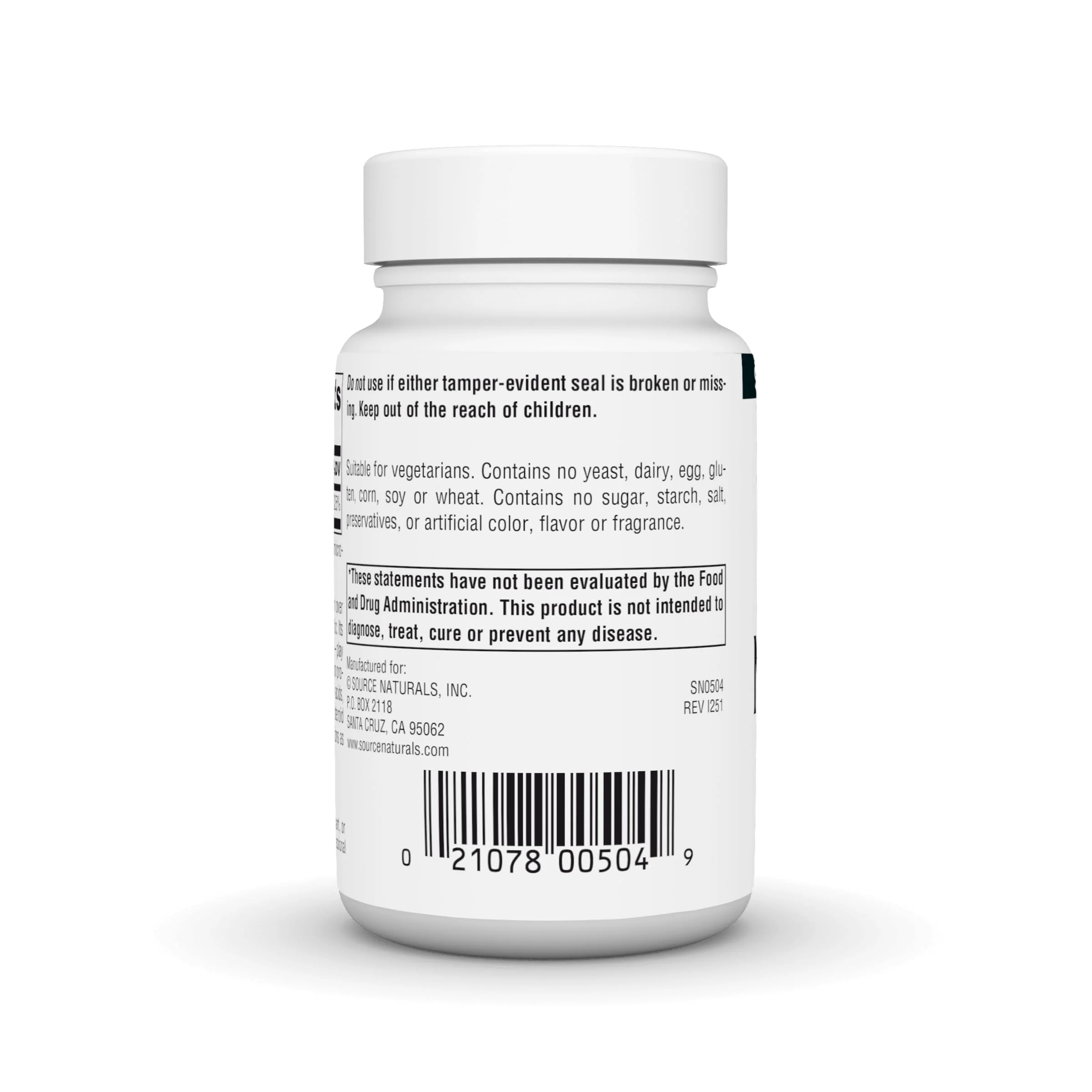 Source Naturals Niacinamide B-3, Dietary Supplement - 100 mg- 250 Tablets - Image 4
