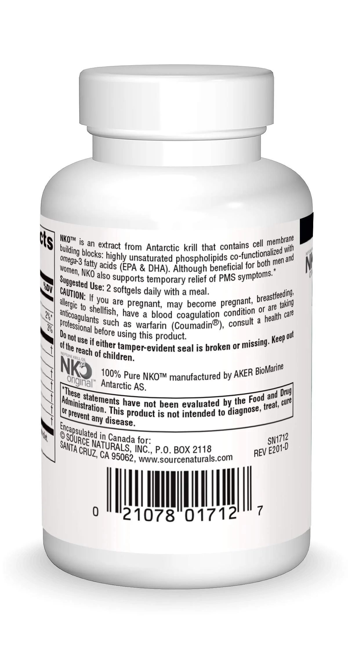 Source Naturals NKO Neptune Krill Oil 500mg - 30 Softgels - Image 2