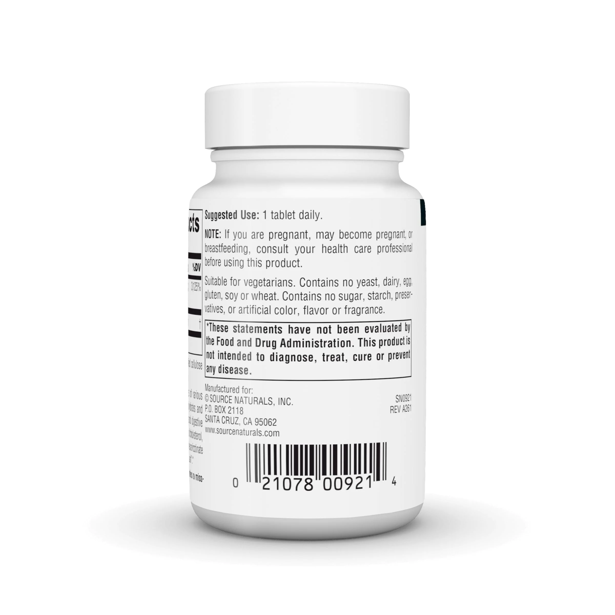 Source Naturals No-Flush Niacin, B-3 for Energy and Cardiovascular Health* - 500 mg - 60 Vegetarian Tablets - Image 4
