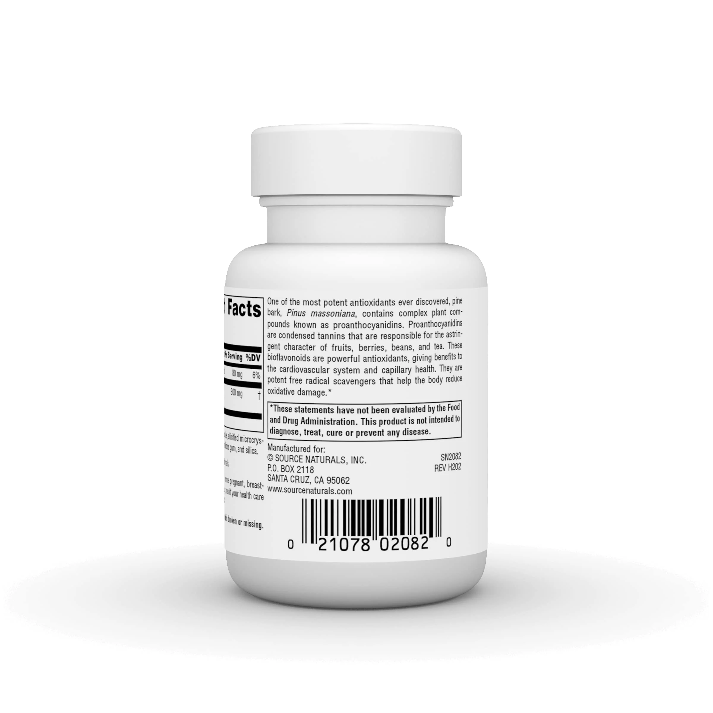 Source Naturals Pine Bark Extract - Multi-System Antioxidant* - 150mg - 30 Tablets - Image 5