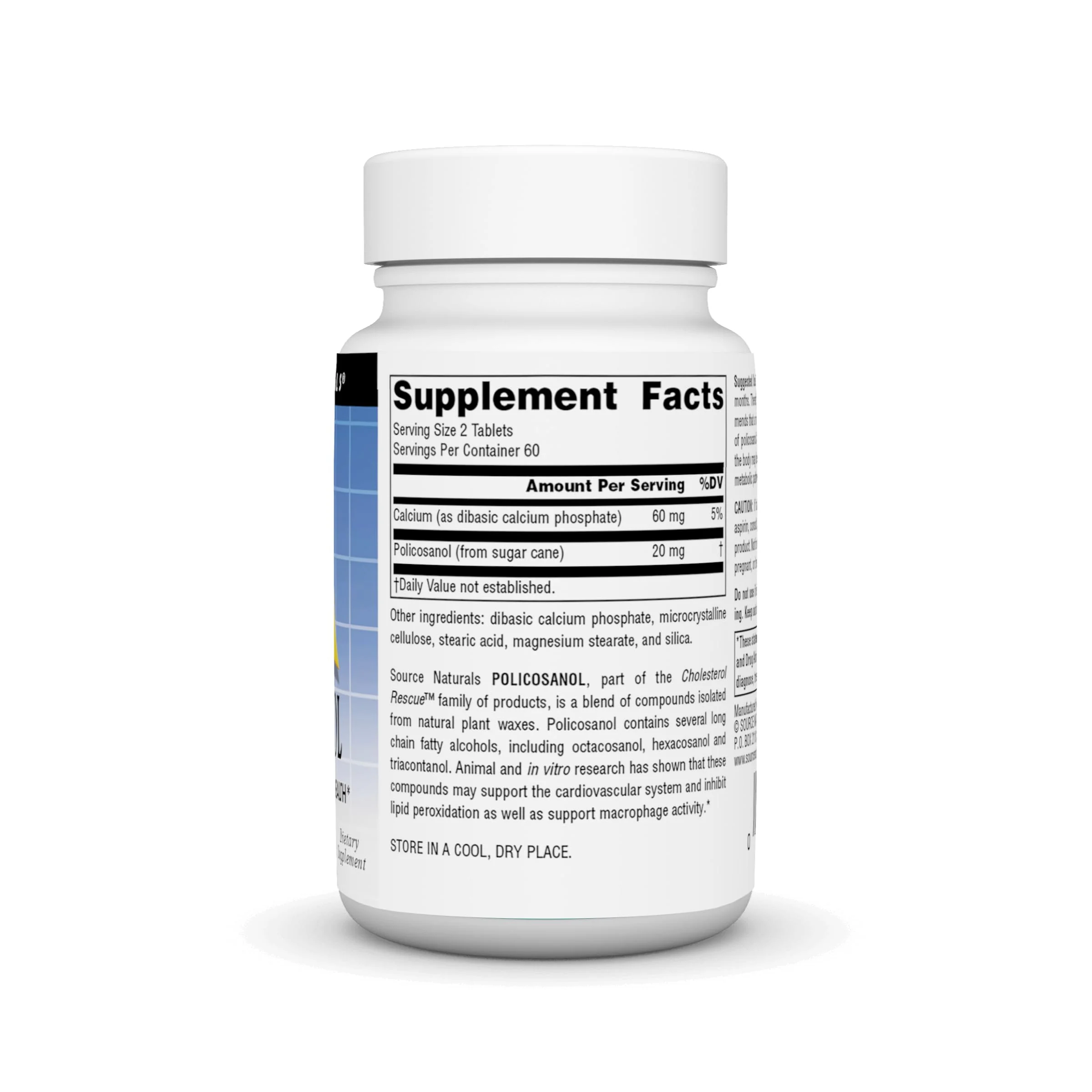 Source Naturals Policosanol Supports Cardiovascular Health*, 10 Mg -120 Tablets - Image 6