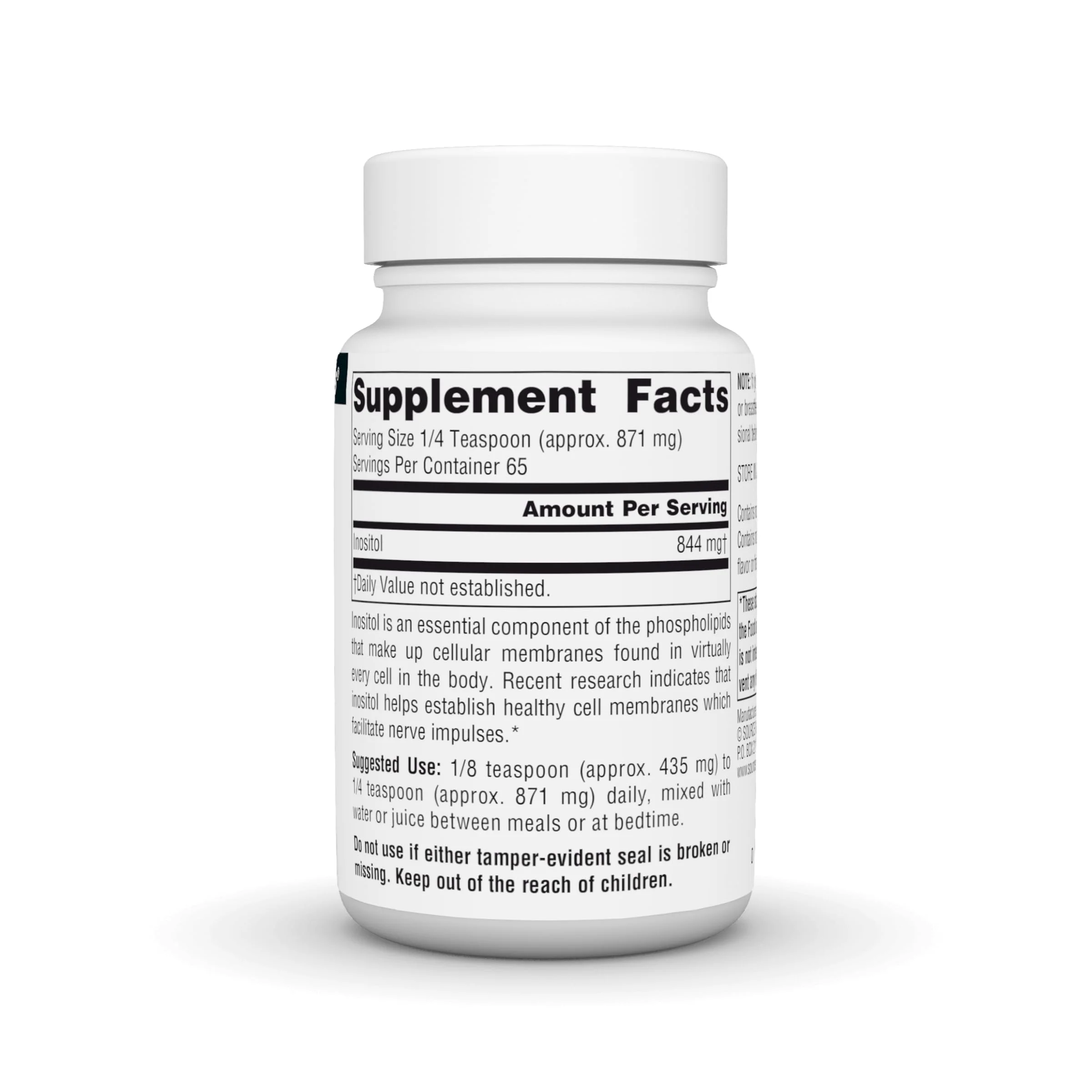 Source Naturals Pure Inositol, Dietary Supplement - 2 oz Powder - Image 5
