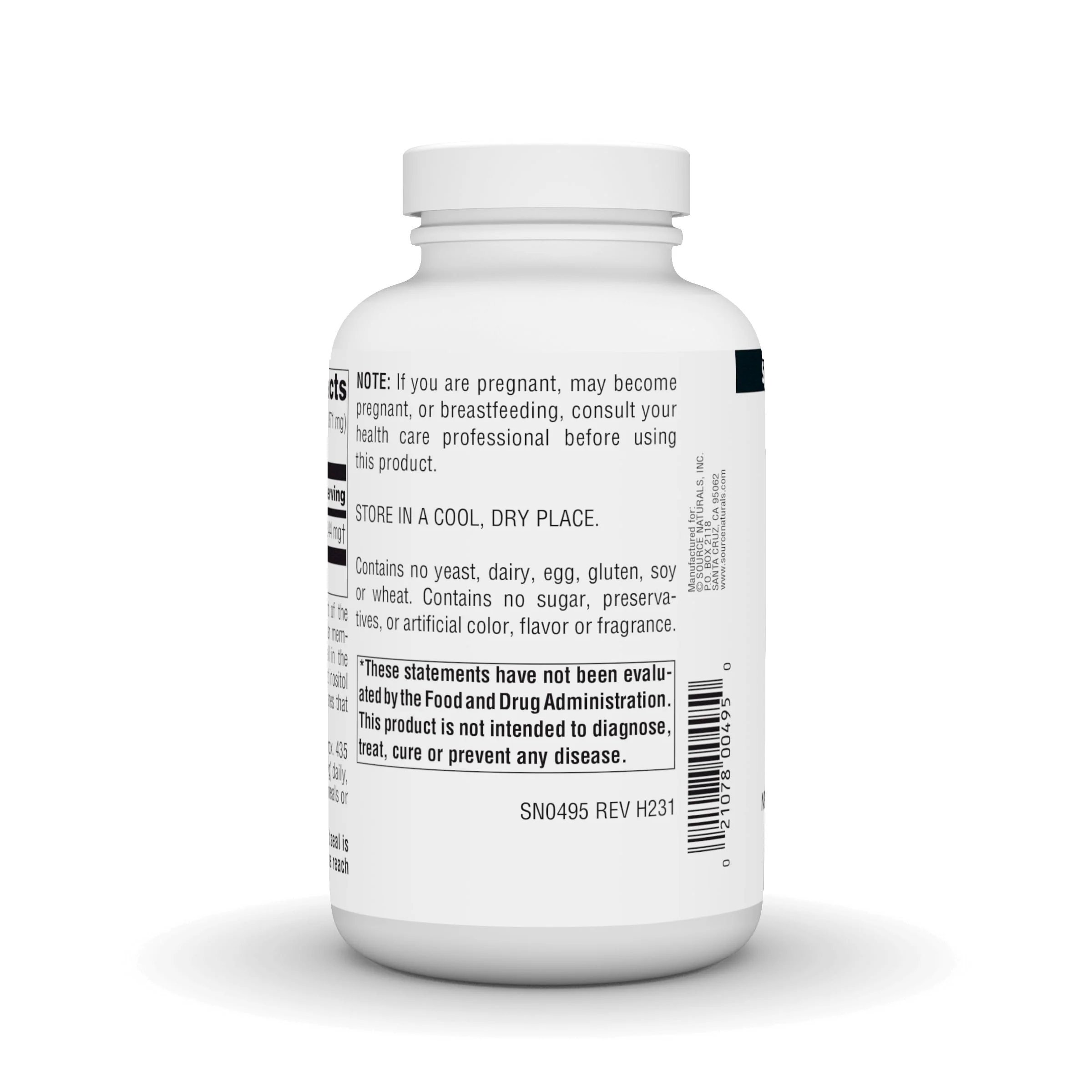 Source Naturals Pure Inositol, Dietary Supplement - 8 oz Powder - Image 4