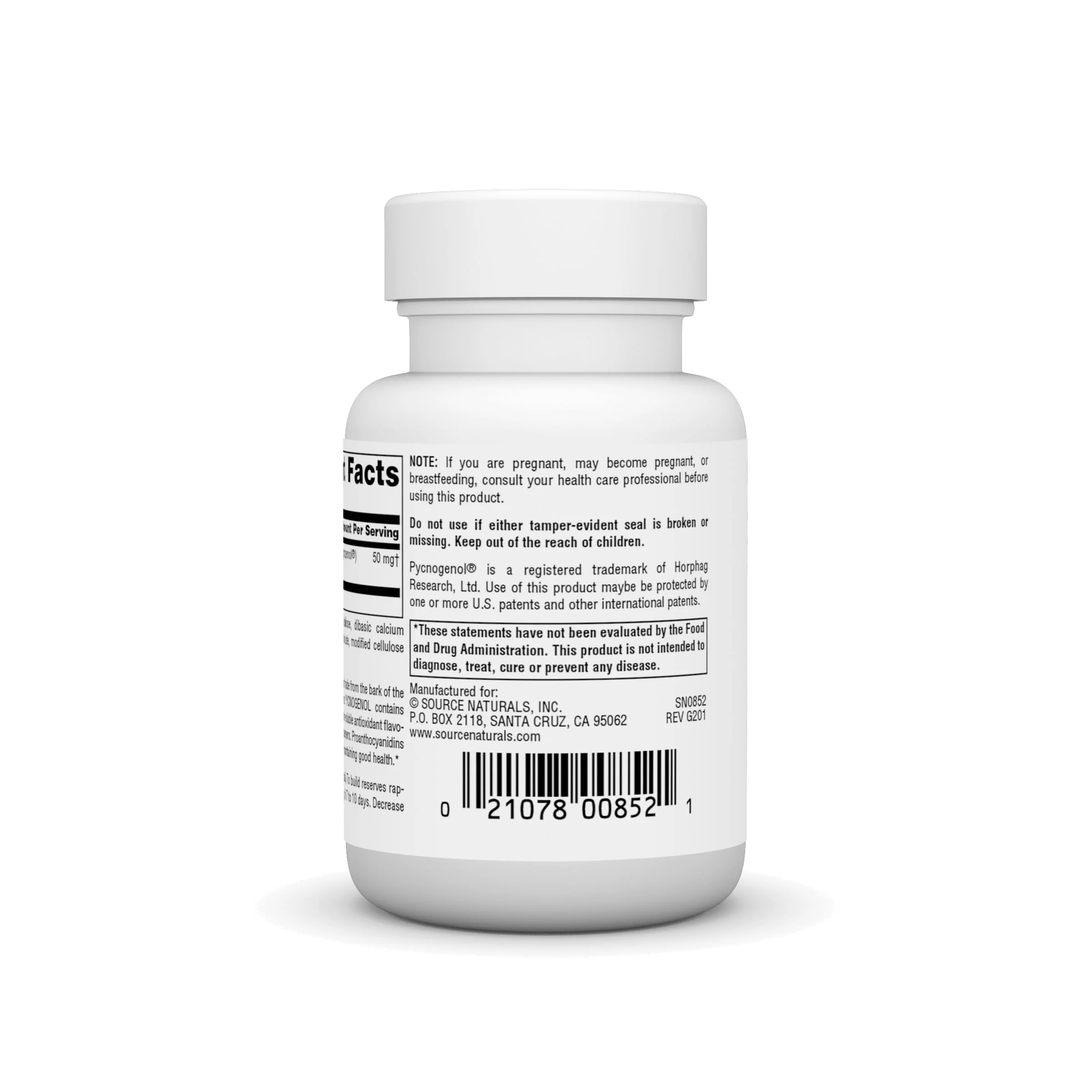 Source Naturals Pycnogenol 50 mg Proanthocyanidin Complex - 60 Tablets - Image 4