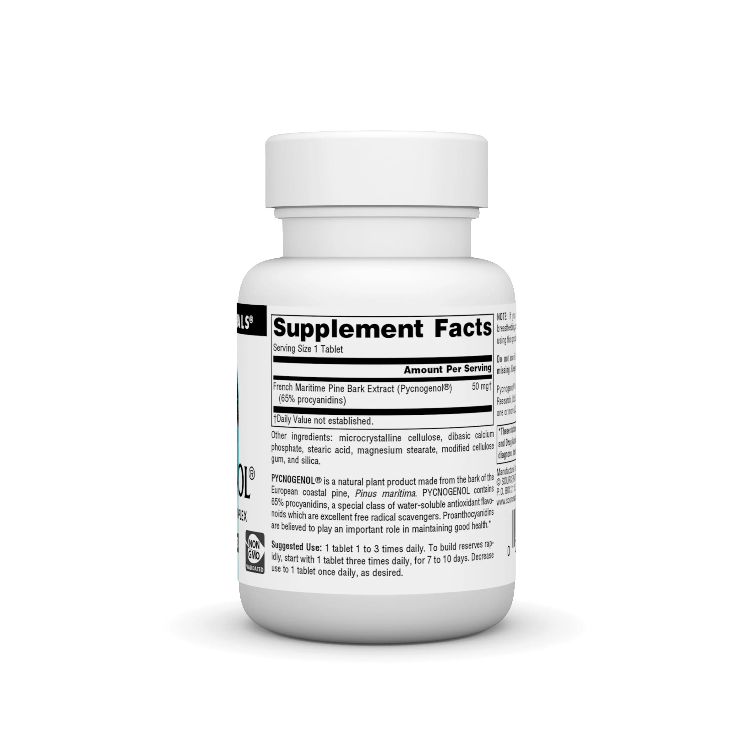 Source Naturals Pycnogenol 50 mg Proanthocyanidin Complex - 60 Tablets - Image 5