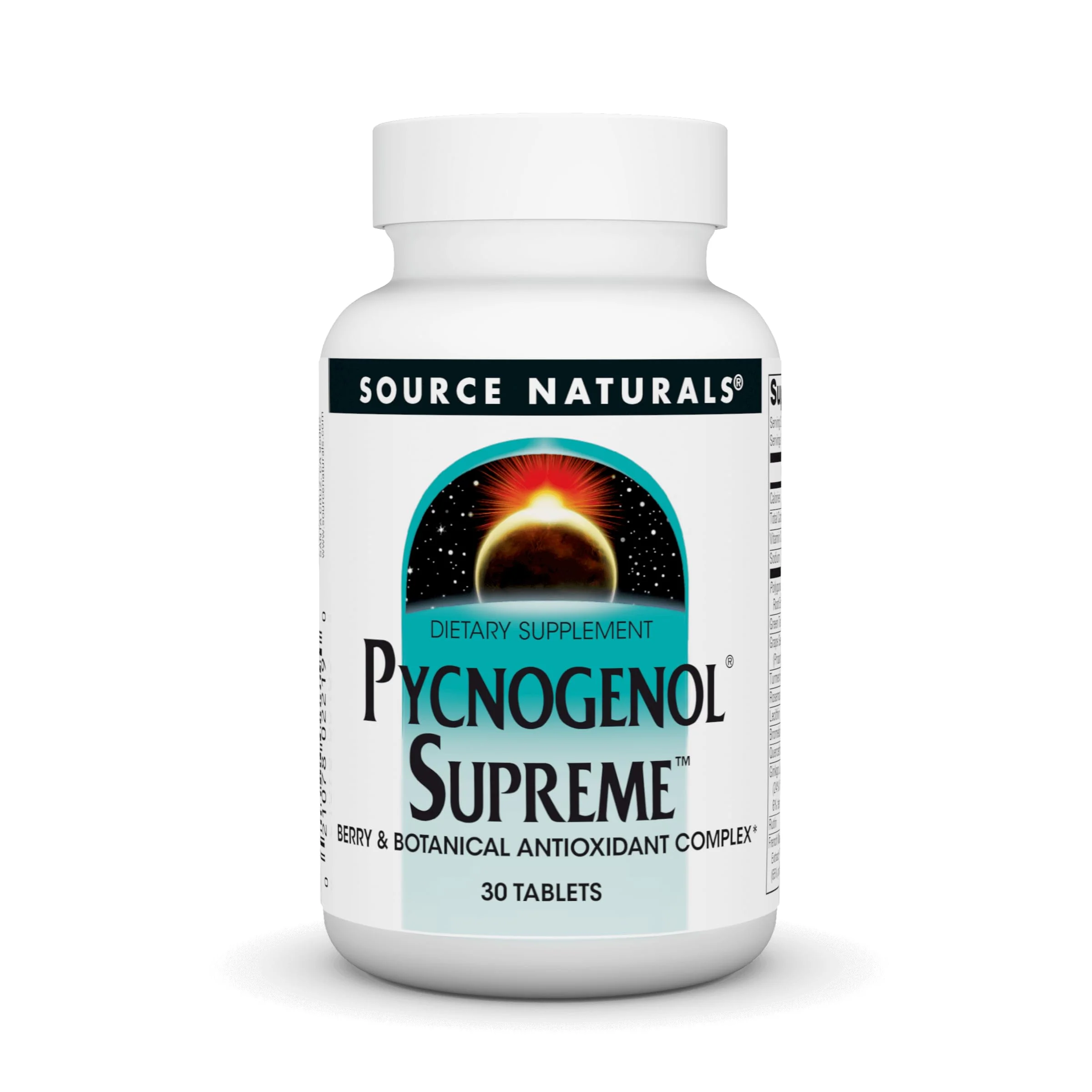 Source Naturals Pycnogenol Supreme, Berry & Botanical Antioxidant Complex* - 30 Tablets