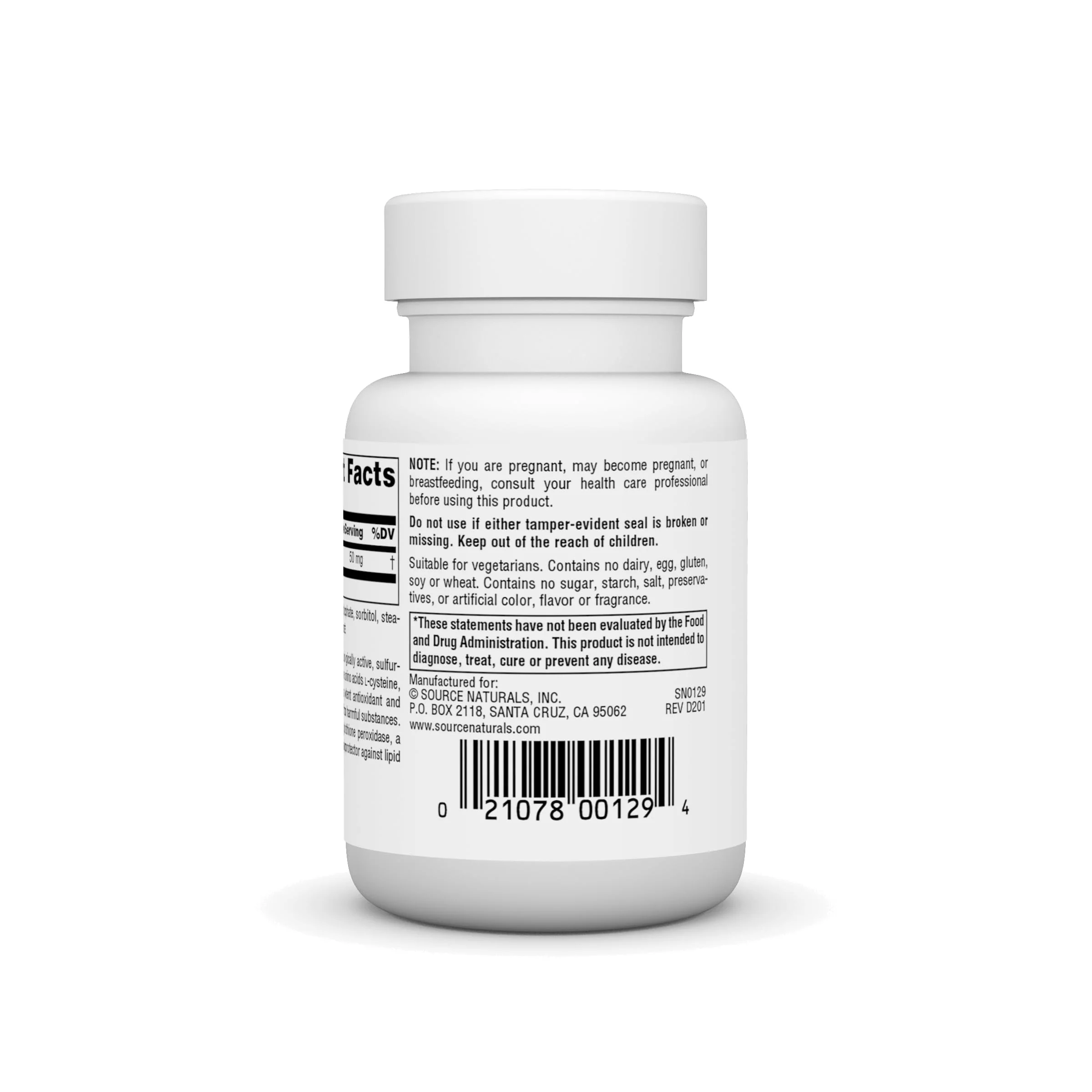 Source Naturals Reduced Glutathione, Supplement for Liver Support* - 50mg - 60 Tablets - Image 5