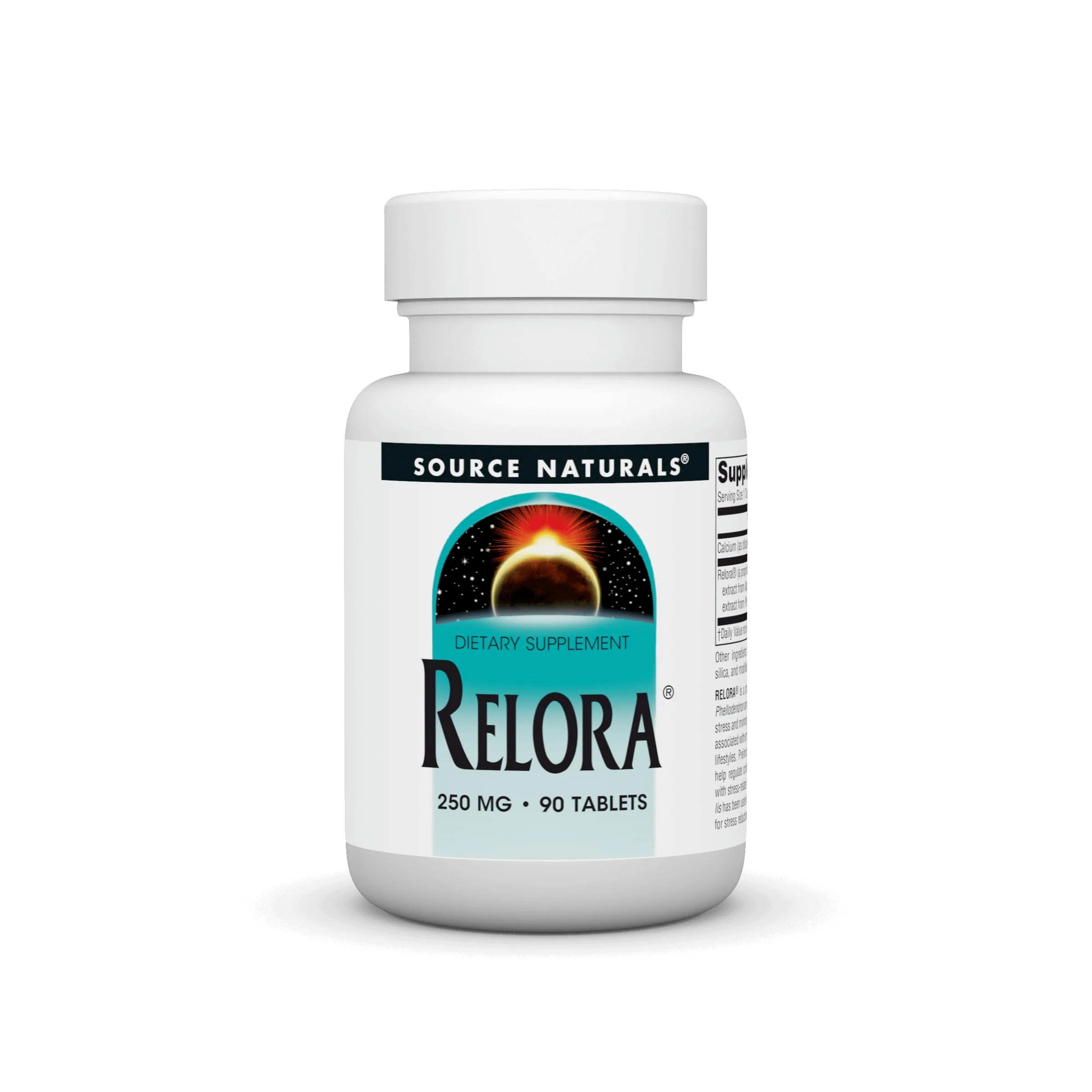 Source Naturals Relora, Promotes Healthy Eating Behavior and Muscle Relaxation Support*, 250 mg - 90 Tablets