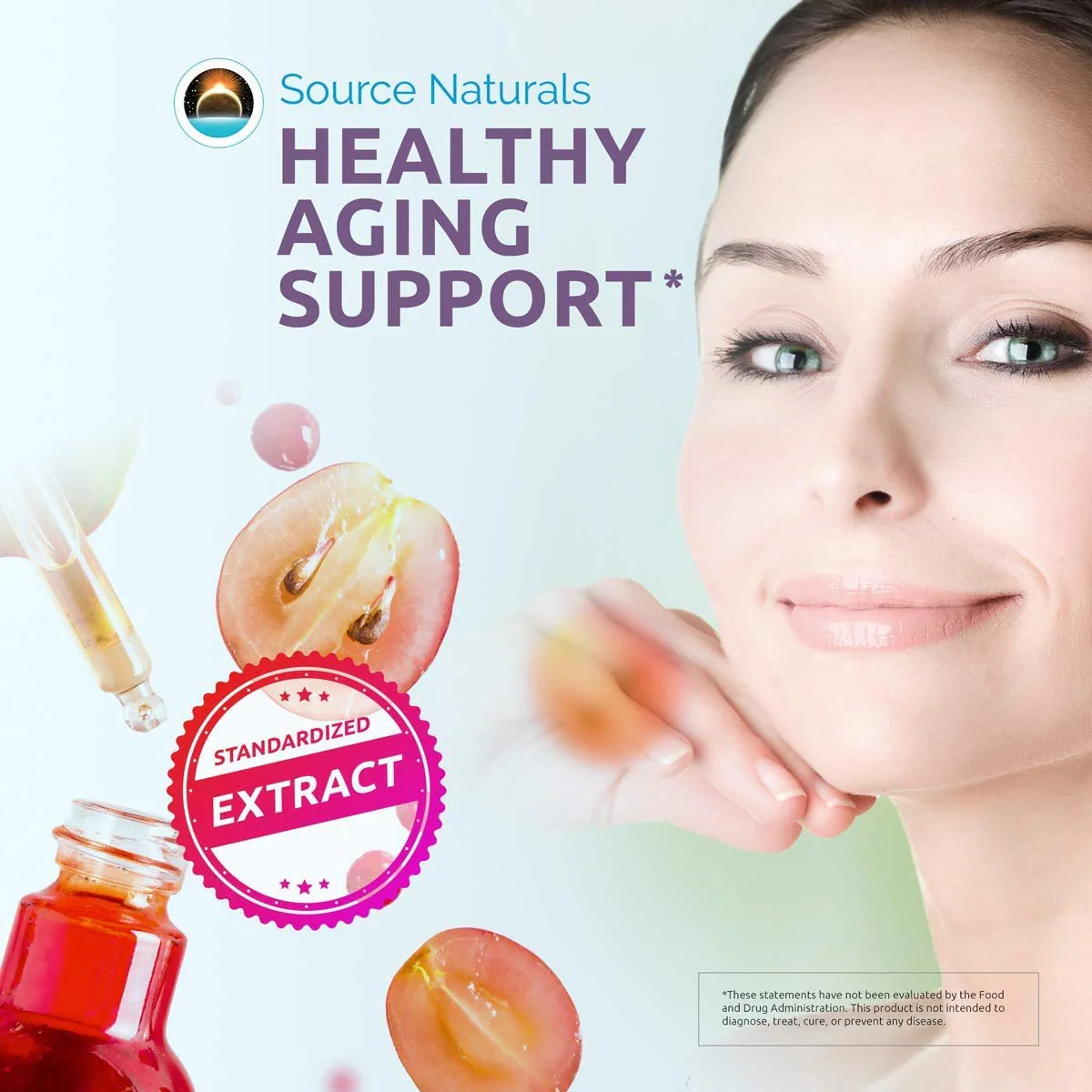 Source Naturals Resveratrol 100, for Heart and Healthy Aging* 100 mg - 120 Vegetarian Capsules - Image 6
