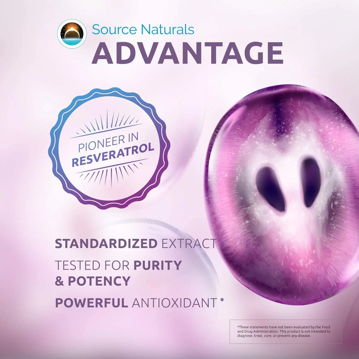 Source Naturals Resveratrol 200 for Healthy Aging*, 200 mg - 120 Tablets - Image 6